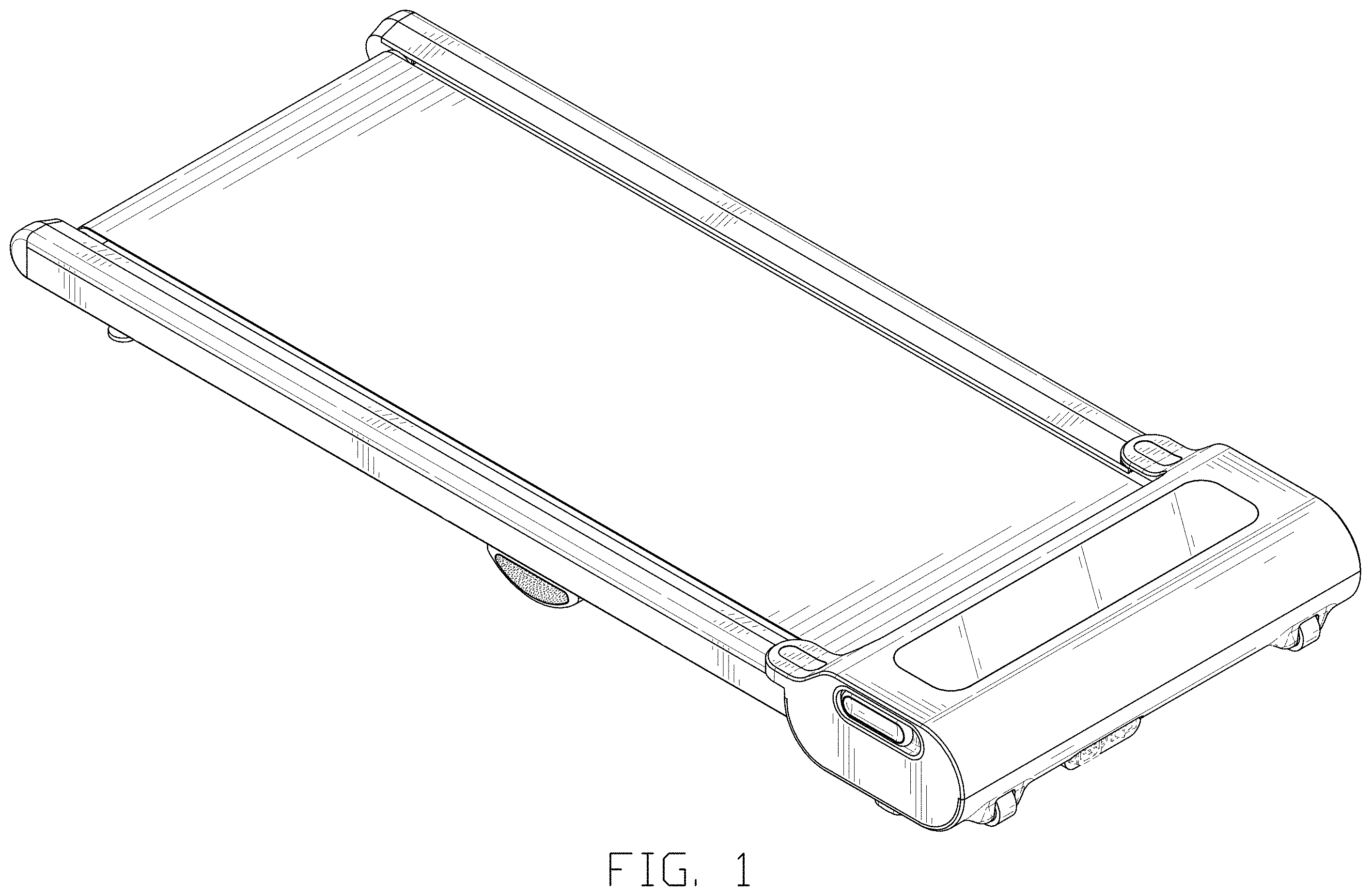 Patent USD1001921 Figure 1 – Walking treadmill