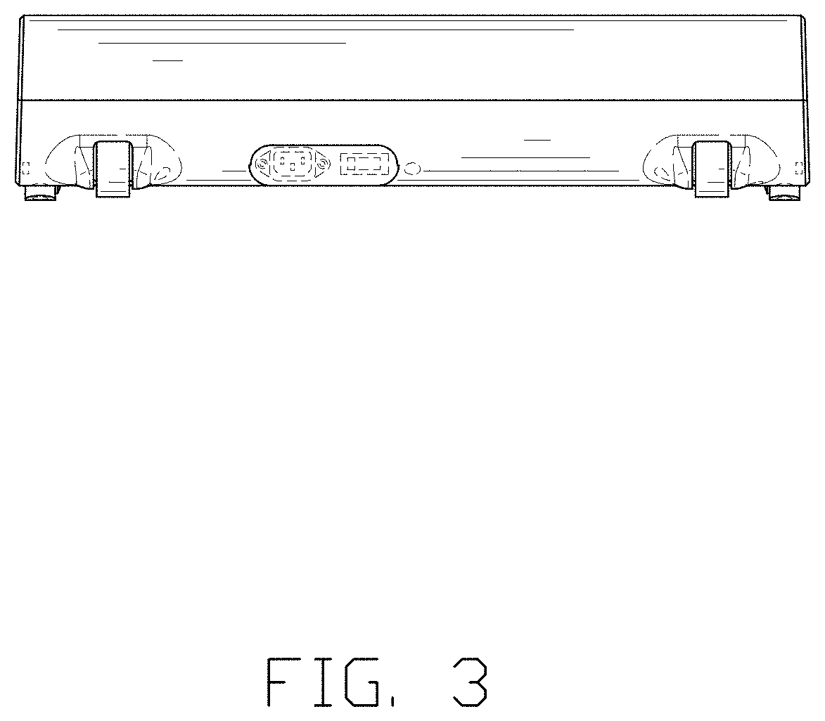 Patent USD1001921 Figure 3 – Walking treadmill