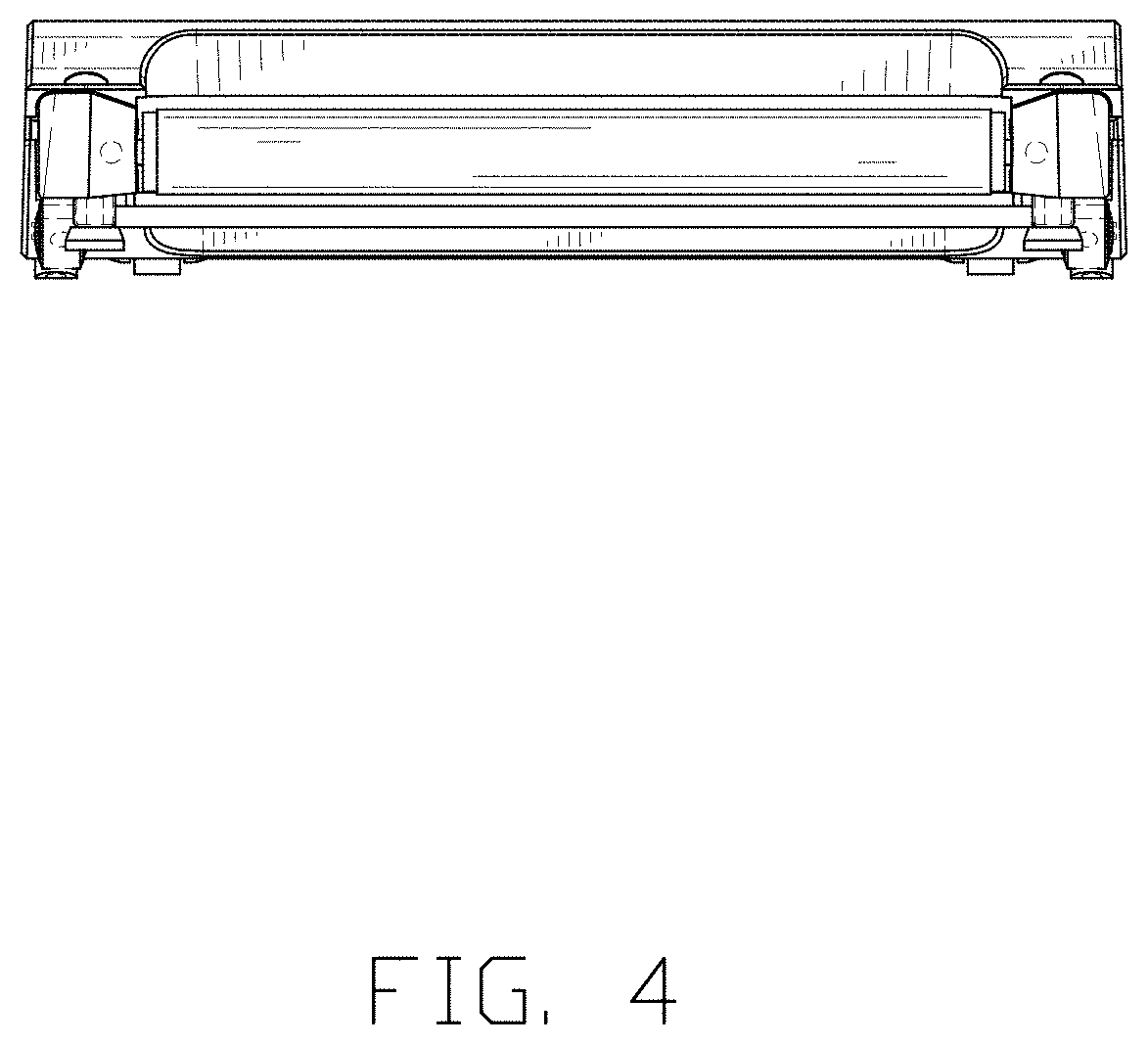 Patent USD1001921 Figure 4 – Walking treadmill