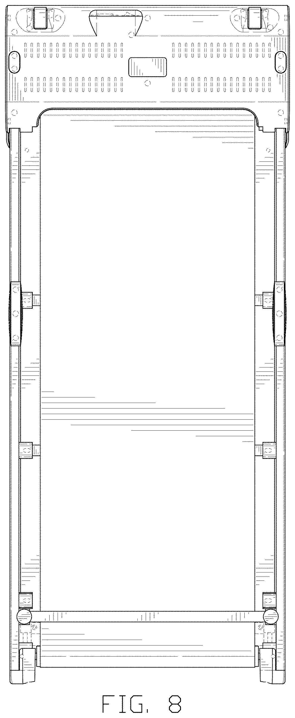 Patent USD1001921 Figure 8 – Walking treadmill