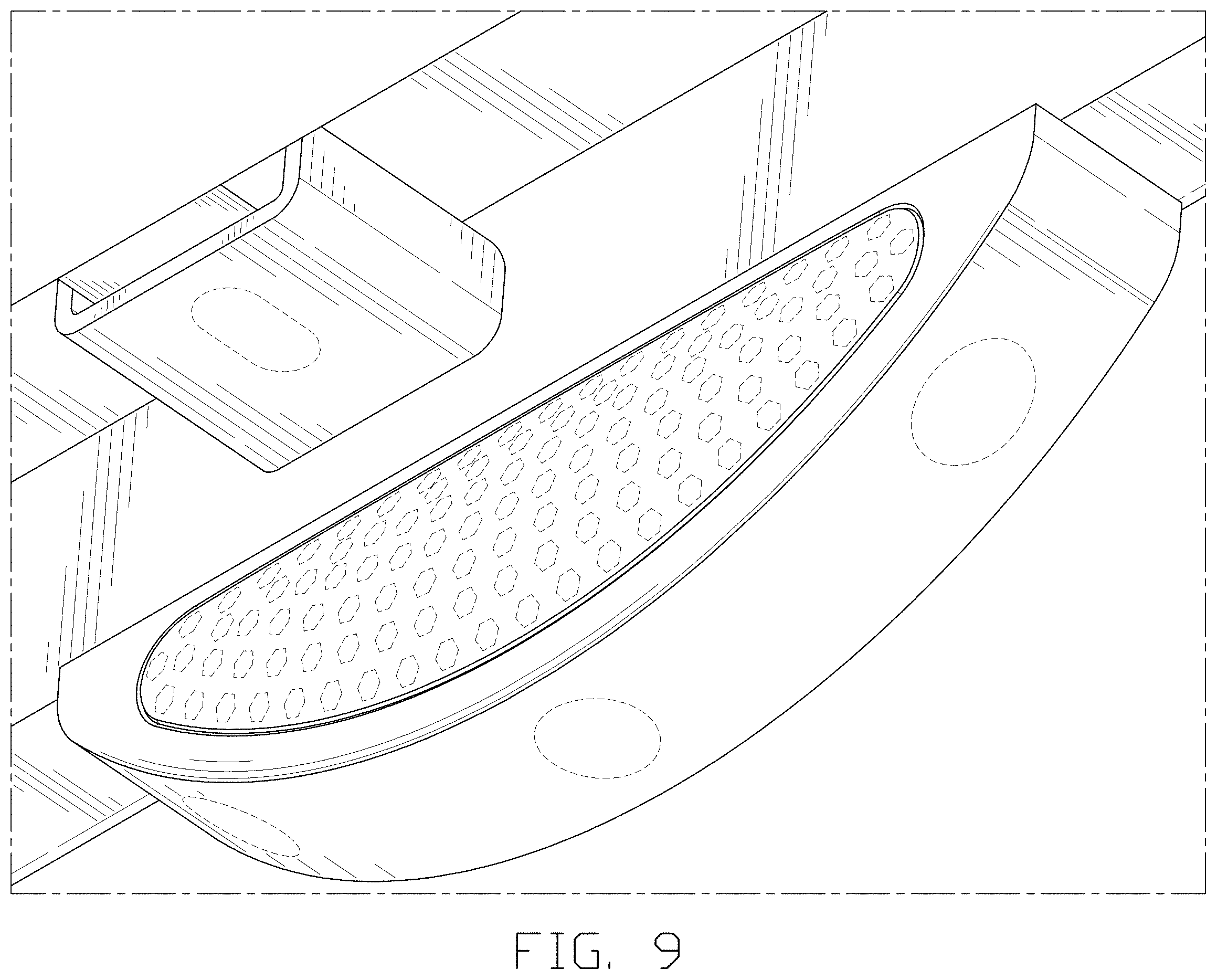 Patent USD1001921 Figure 9 – Walking treadmill