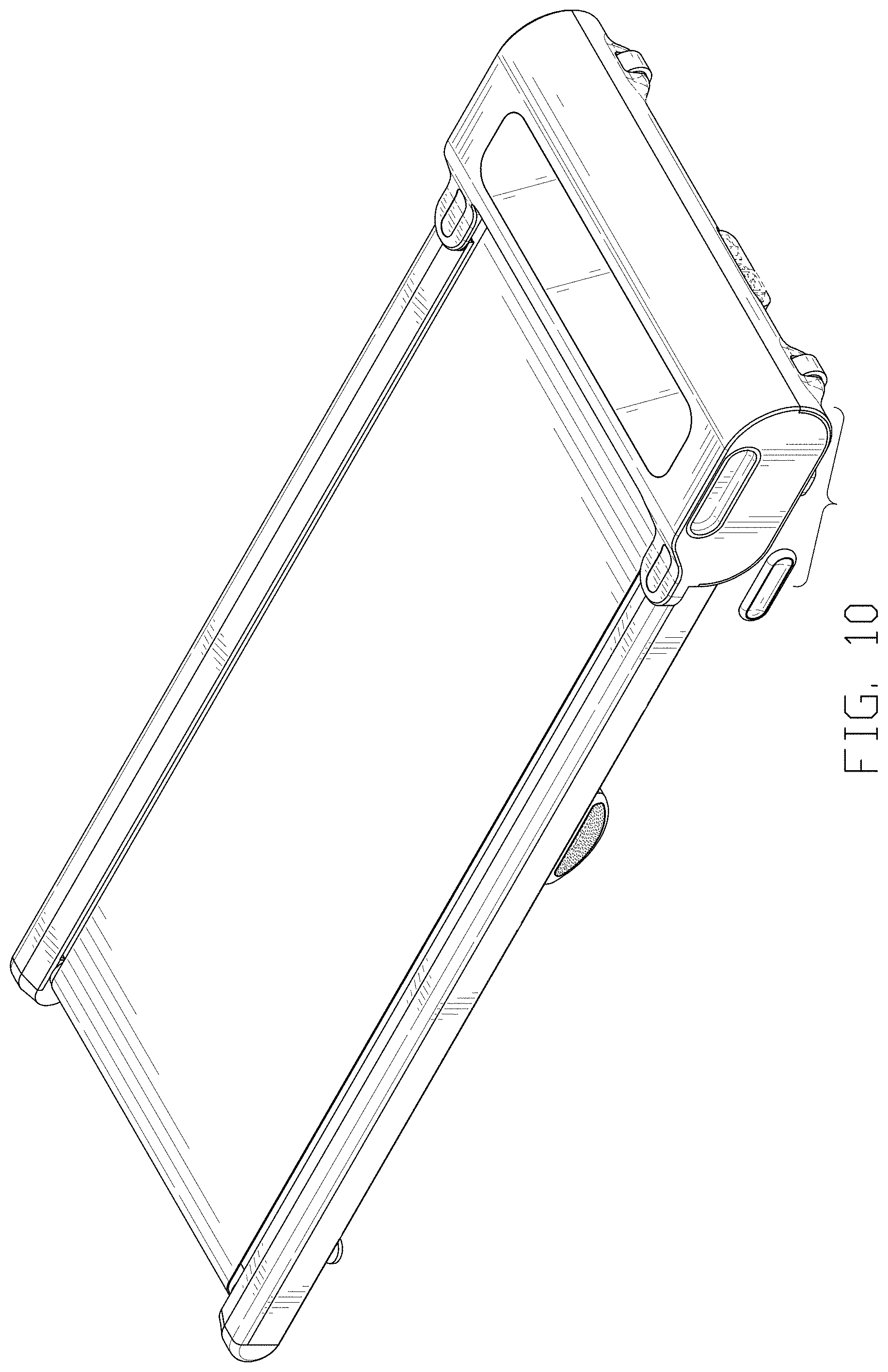 Patent USD1001921 Figure 10 – Walking treadmill