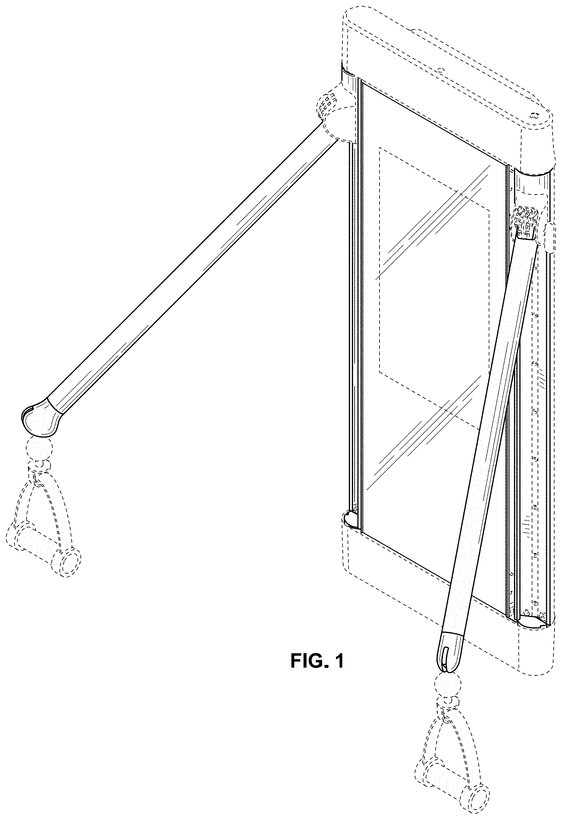 Patent USD1001922 Figure 1 – Exercise machine