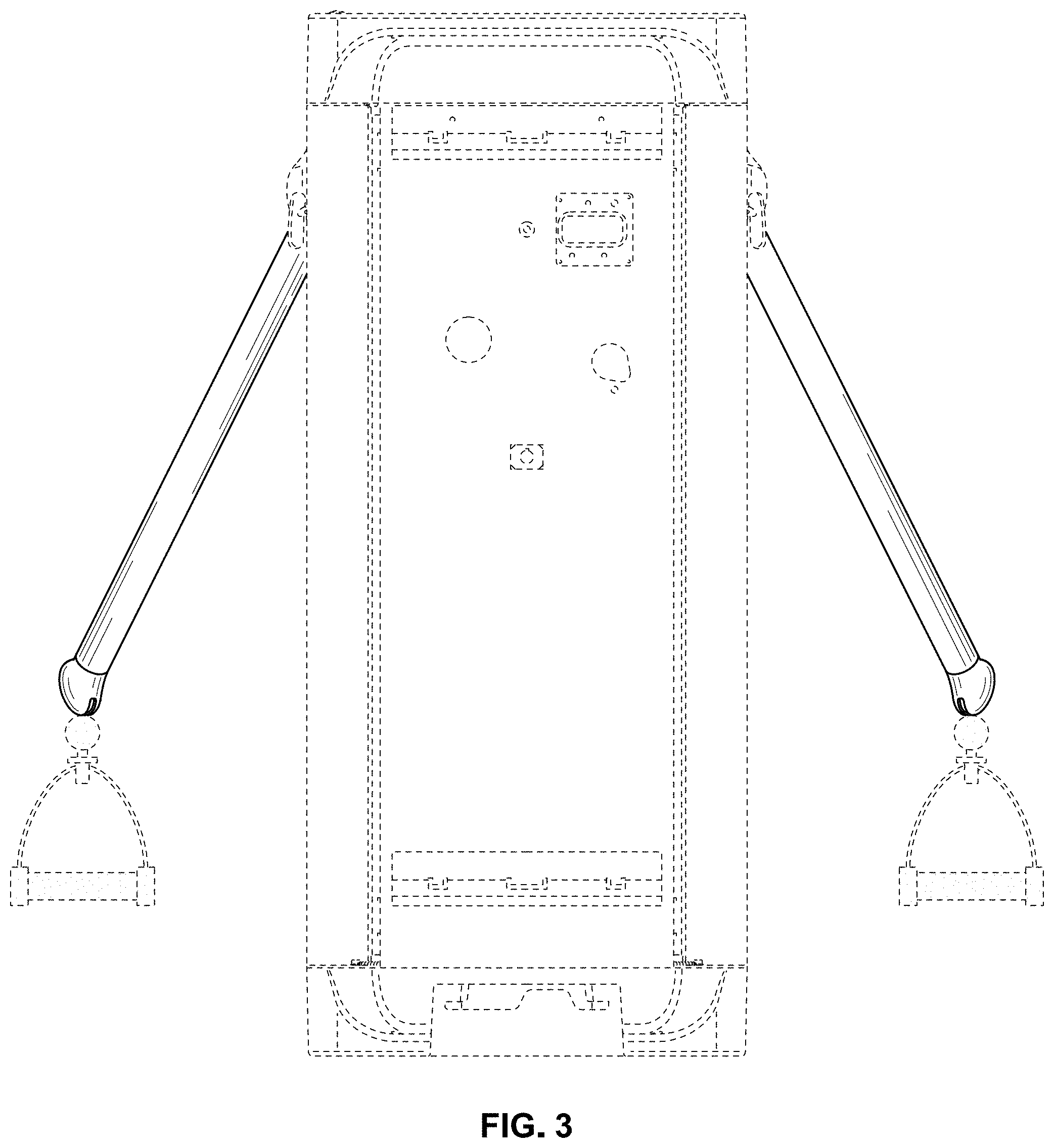 Patent USD1001922 Figure 3 – Exercise machine