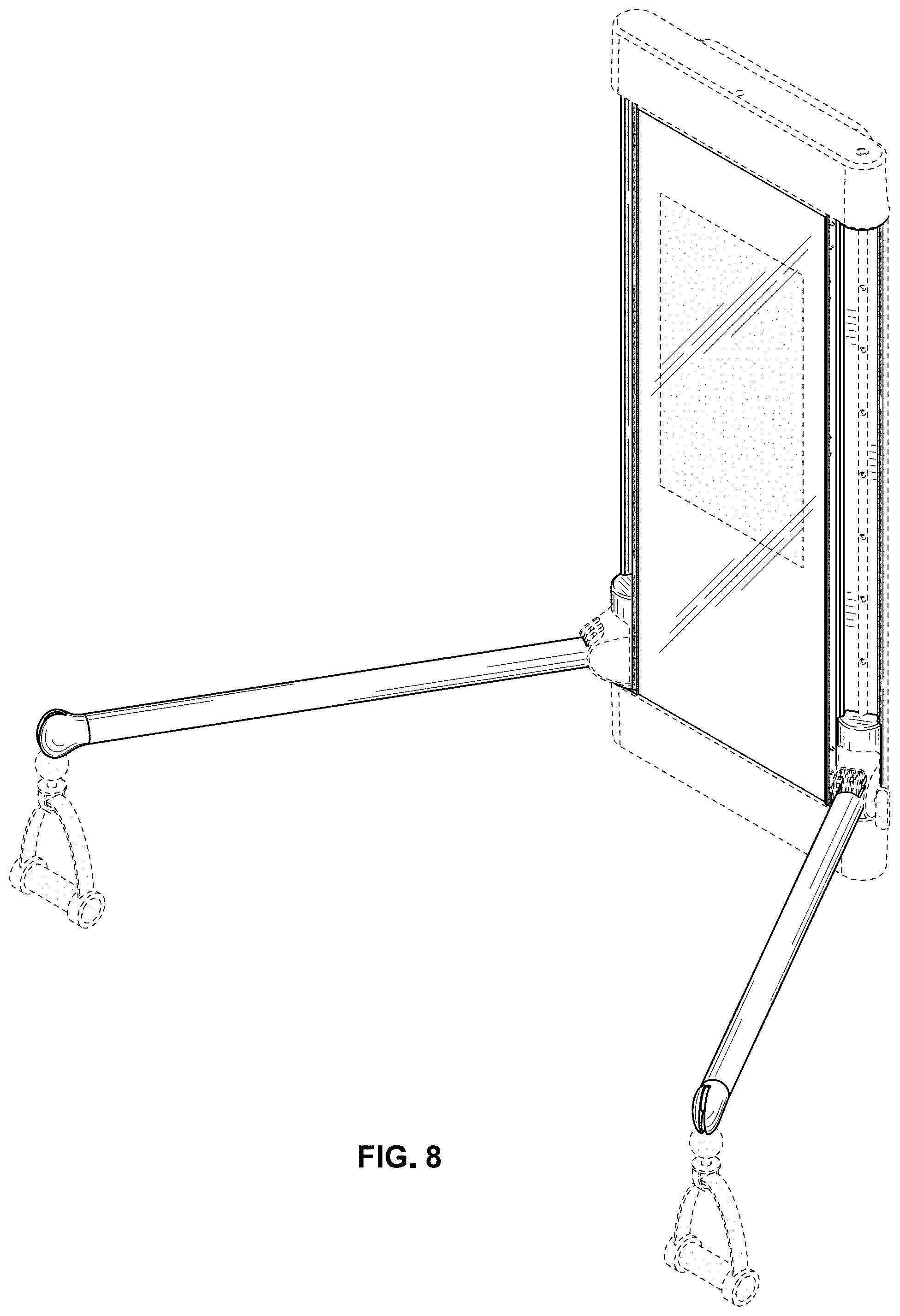 Patent USD1001922 Figure 8 – Exercise machine