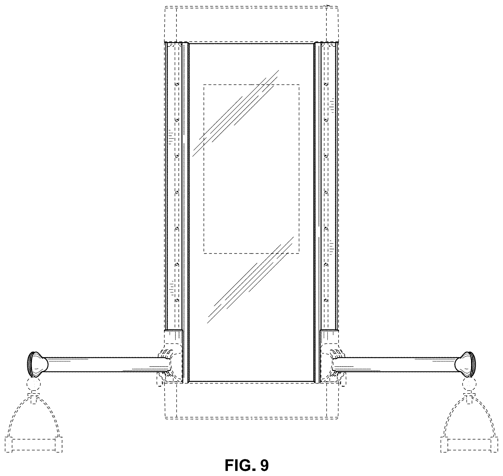 Patent USD1001922 Figure 9 – Exercise machine