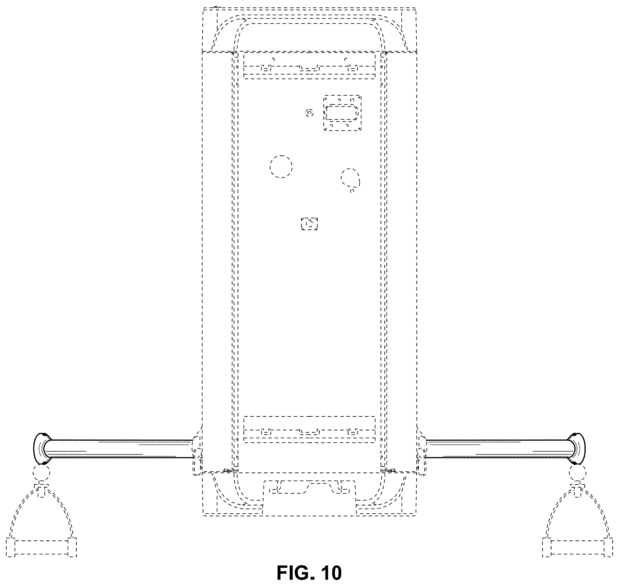 Patent USD1001922 Figure 10 – Exercise machine