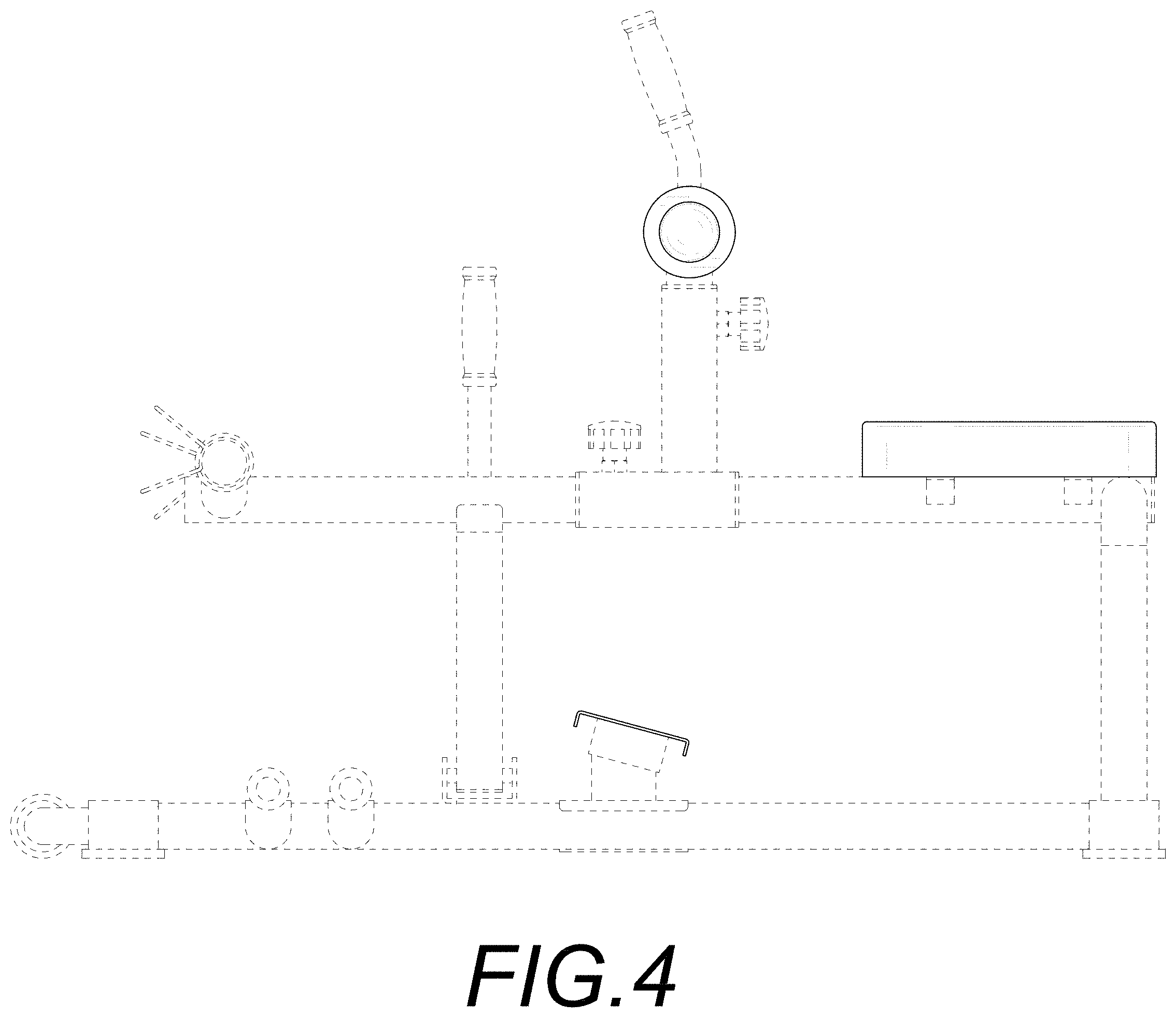 Patent USD1001924 Figure 4 – Calf raise exercise machine