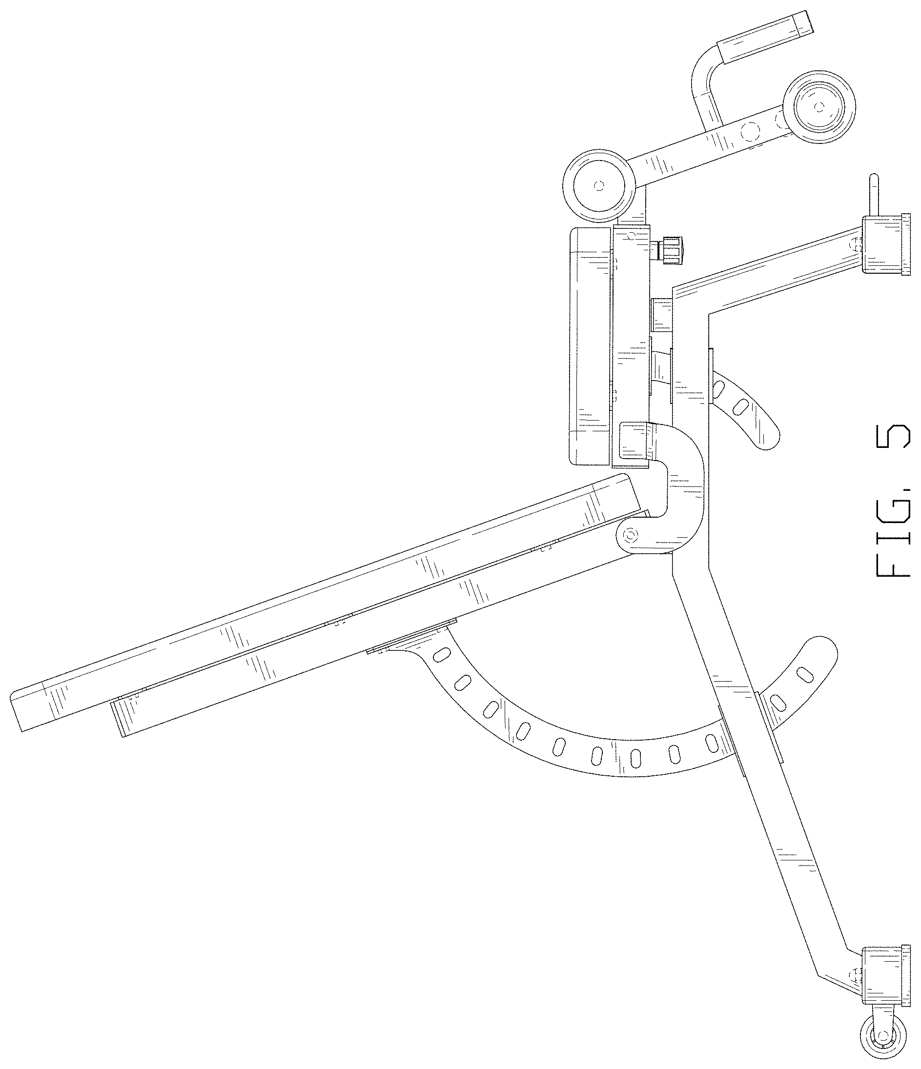 Patent USD1001926 Figure 5 – Exercise bench