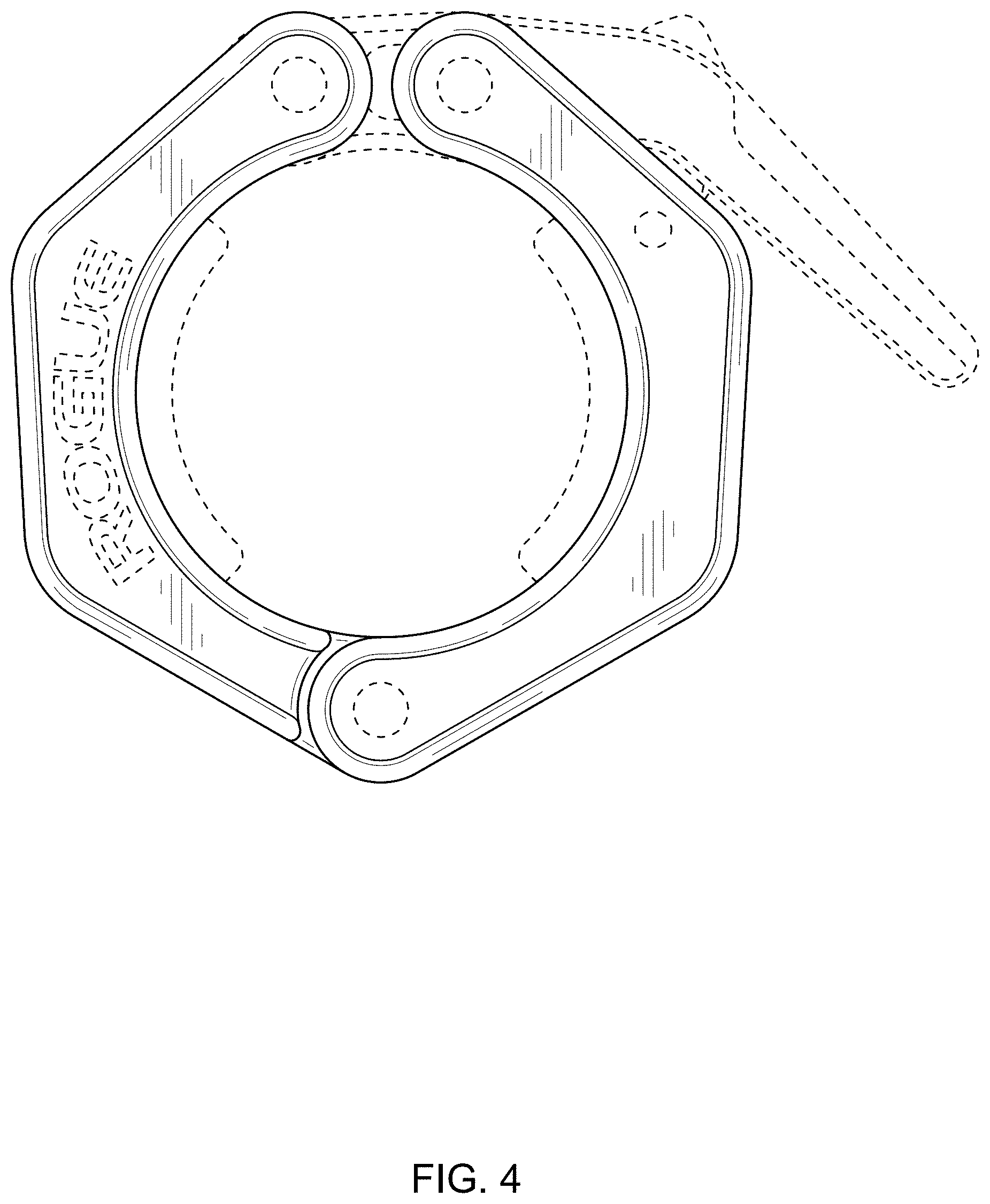 Patent USD1001928 Figure 4 – Collar