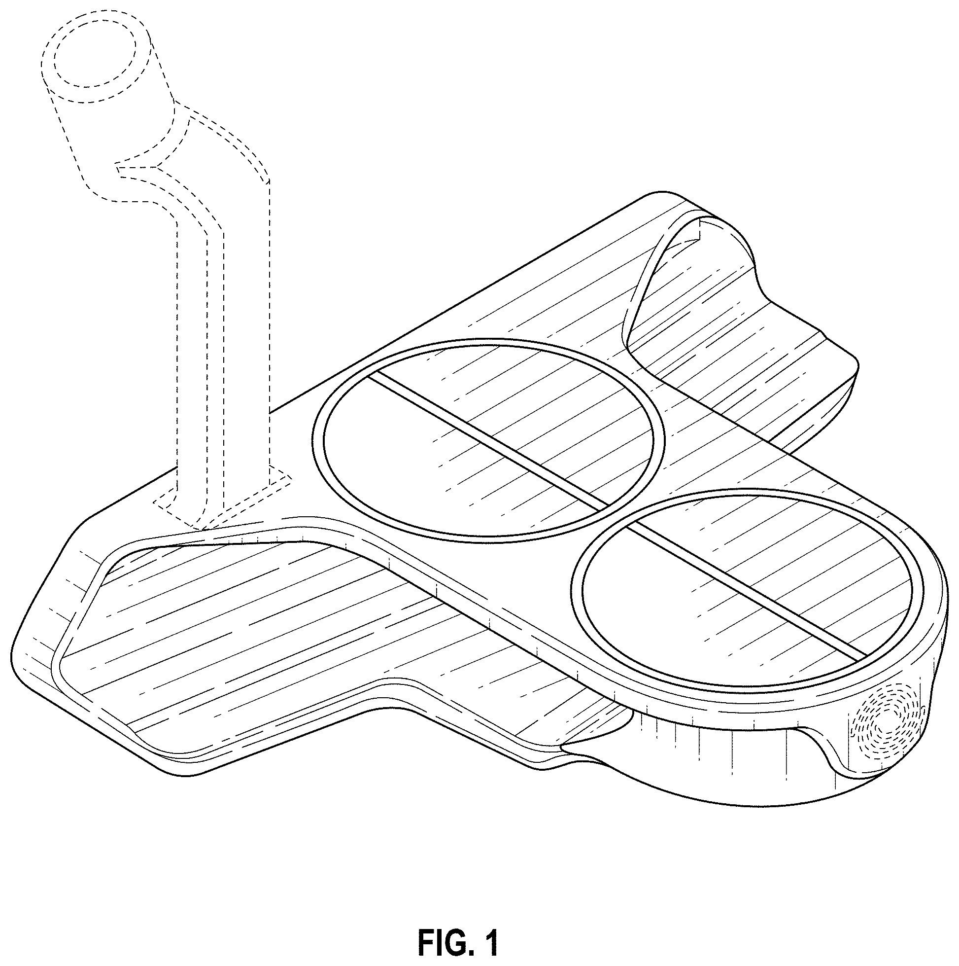 Patent USD1001933 Figure 1 – Putter head