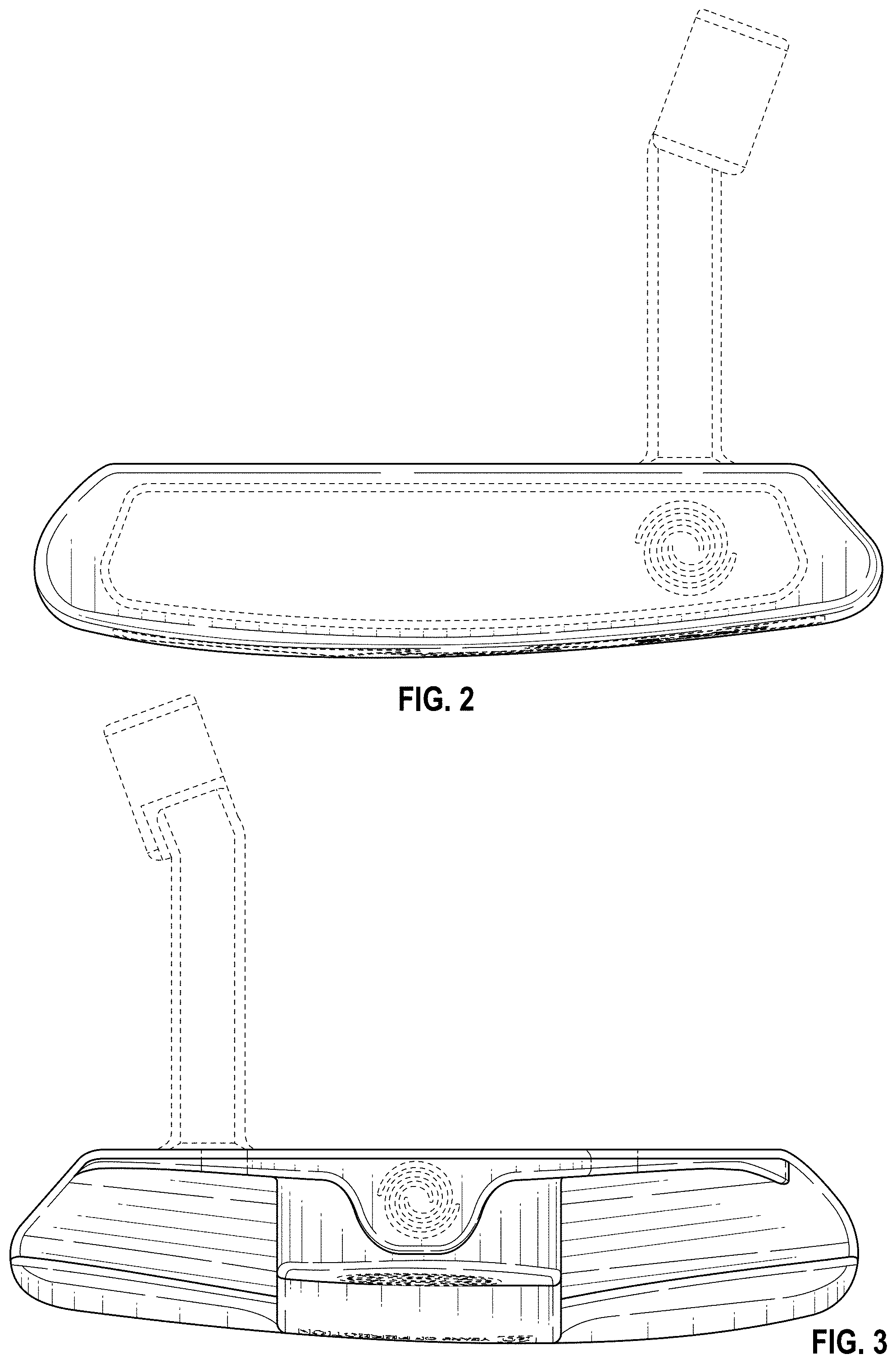 Patent USD1001933 Figure 2 – Putter head