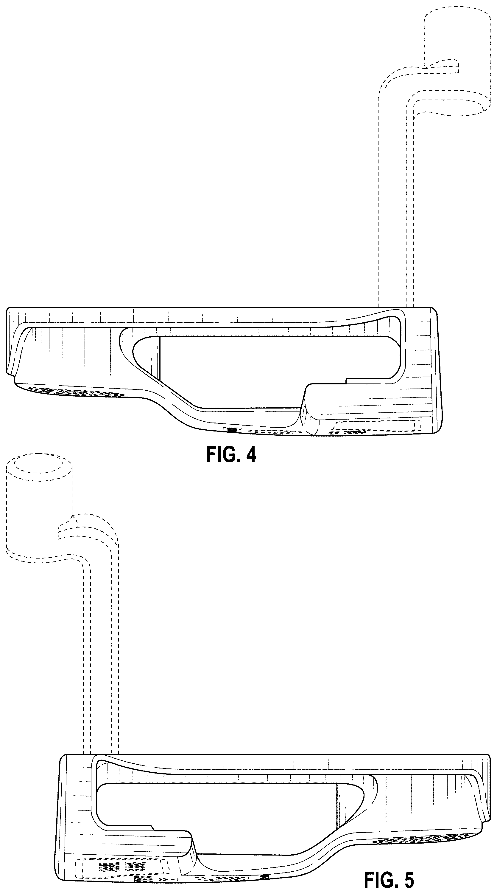 Patent USD1001933 Figure 3 – Putter head