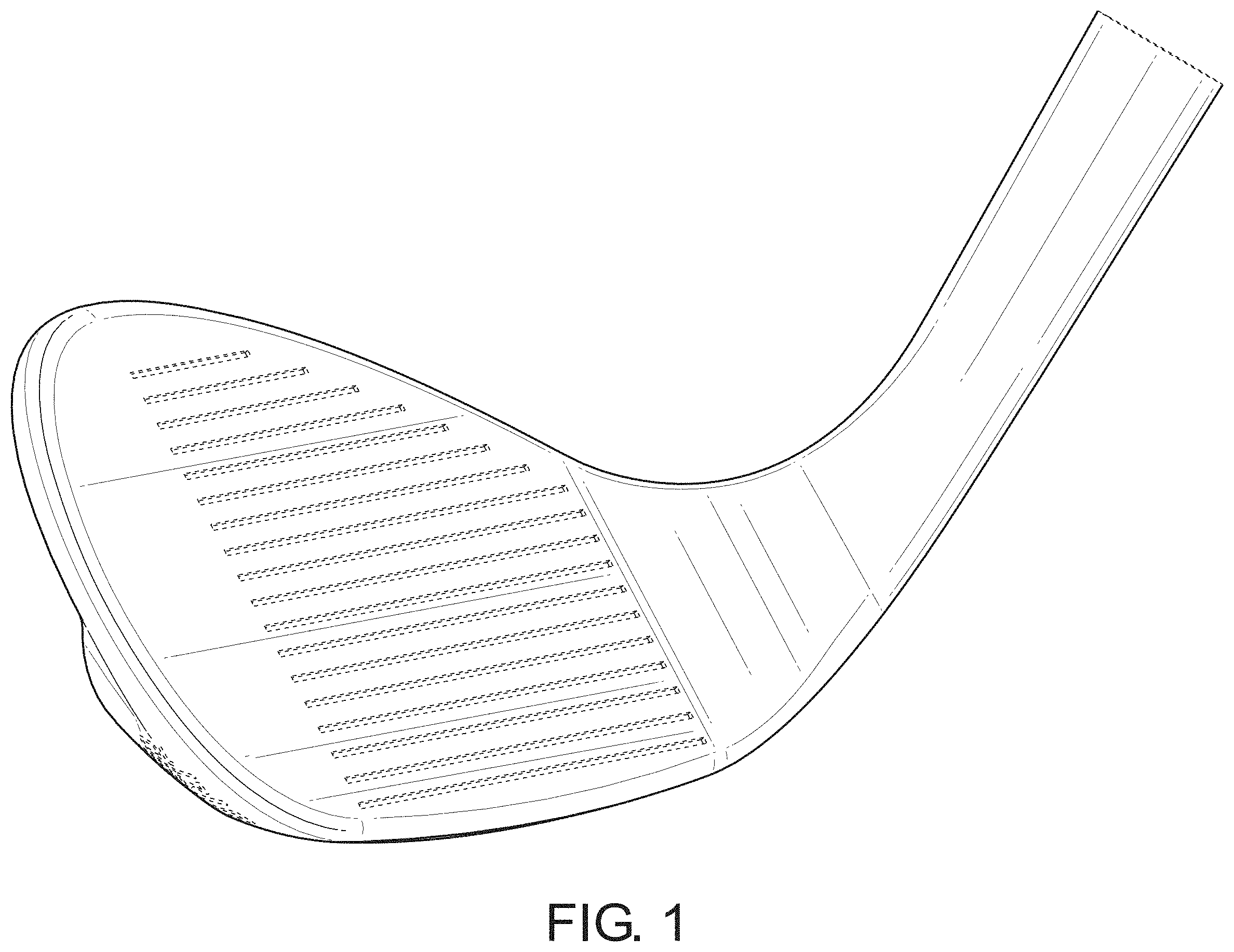 Patent USD1001934 Figure 1 – Golf club head