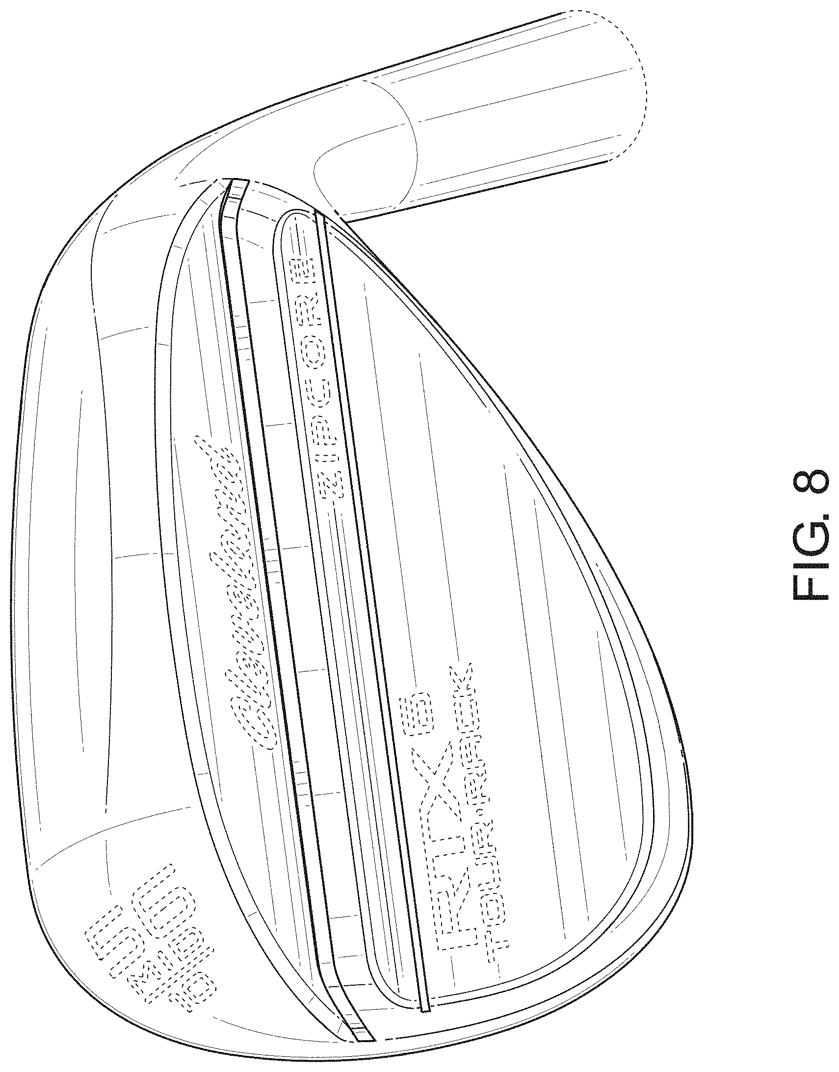 Patent USD1001934 Figure 8 – Golf club head