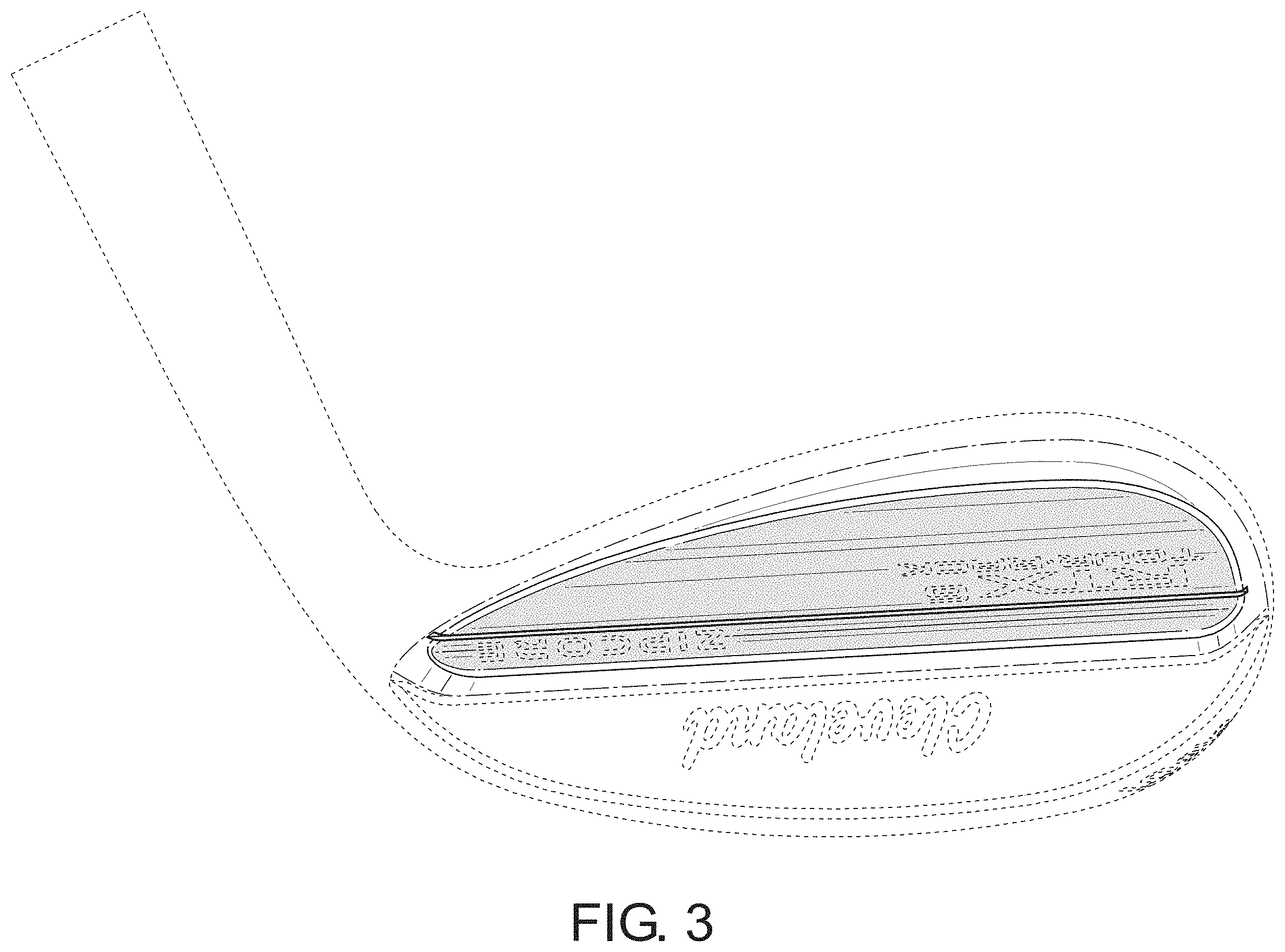 Patent USD1001936 Figure 3 – Golf club head