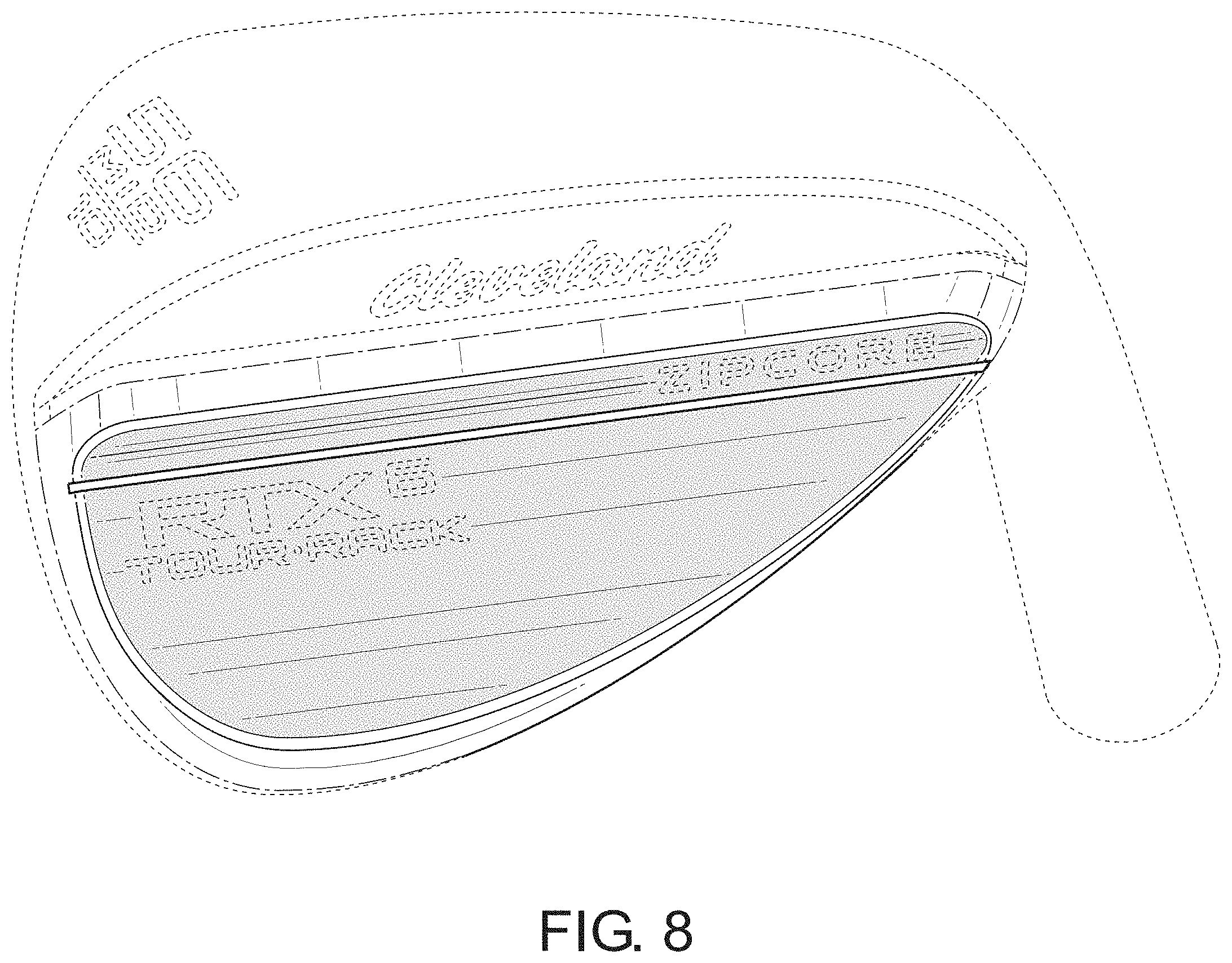 Patent USD1001936 Figure 8 – Golf club head
