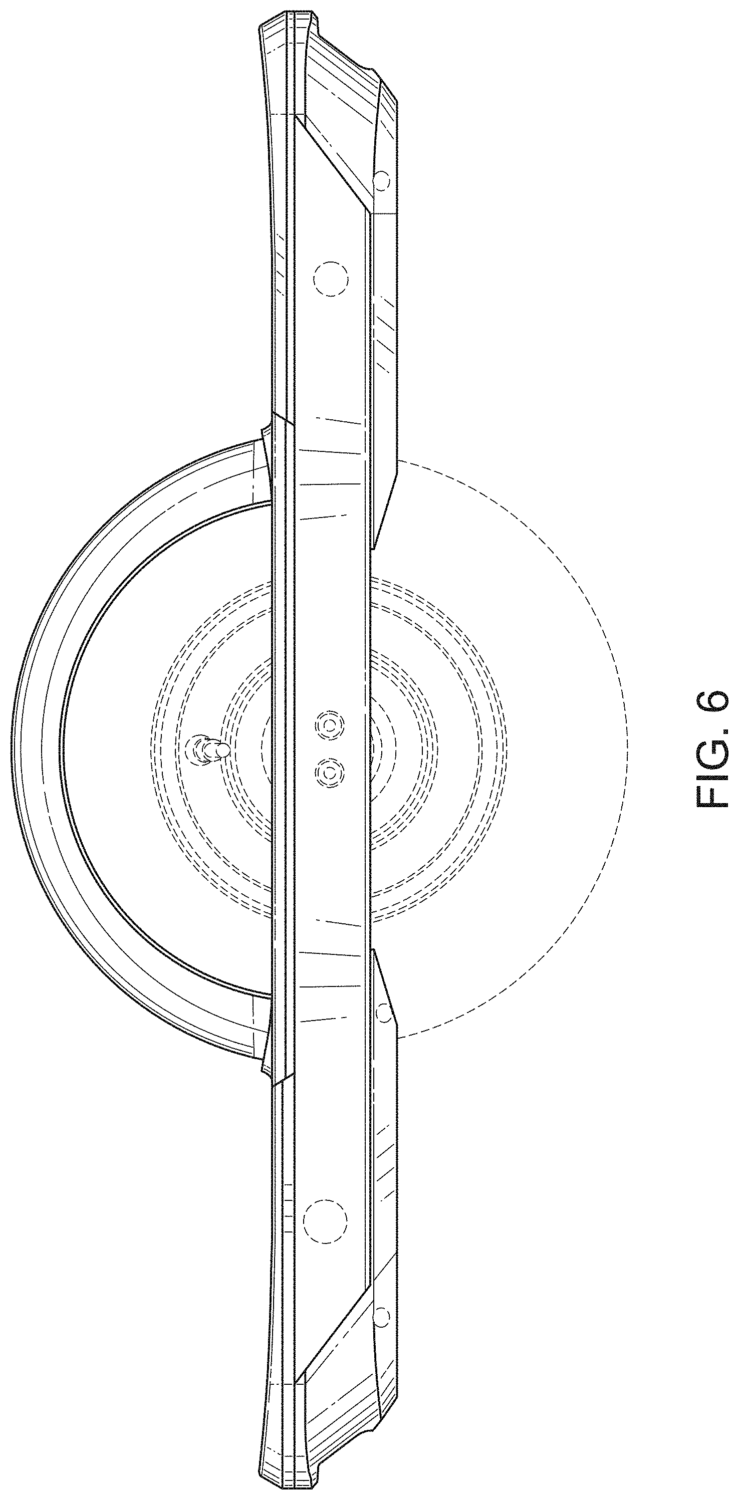 Patent USD1001938 Figure 6 – Electric vehicle with fender