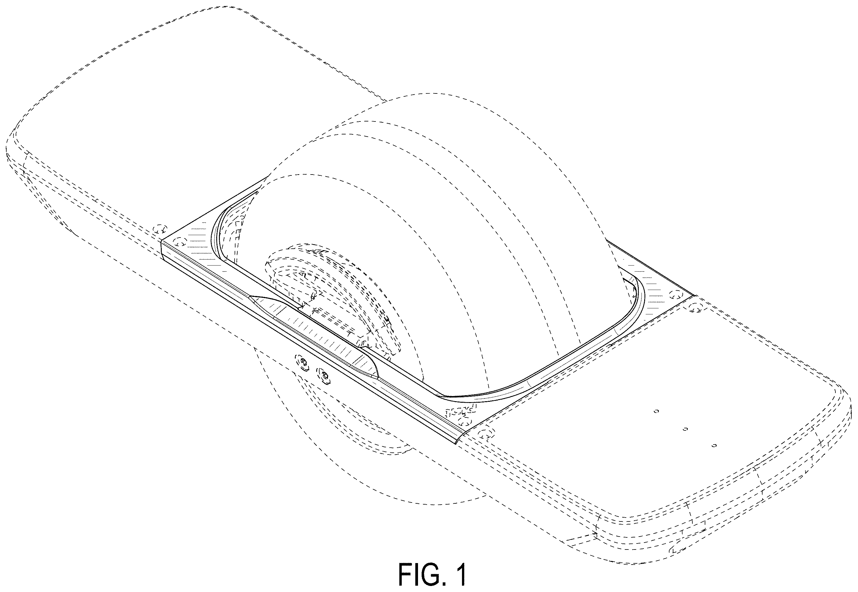 Patent USD1001939 — Fender for electric vehicle — Figure 1