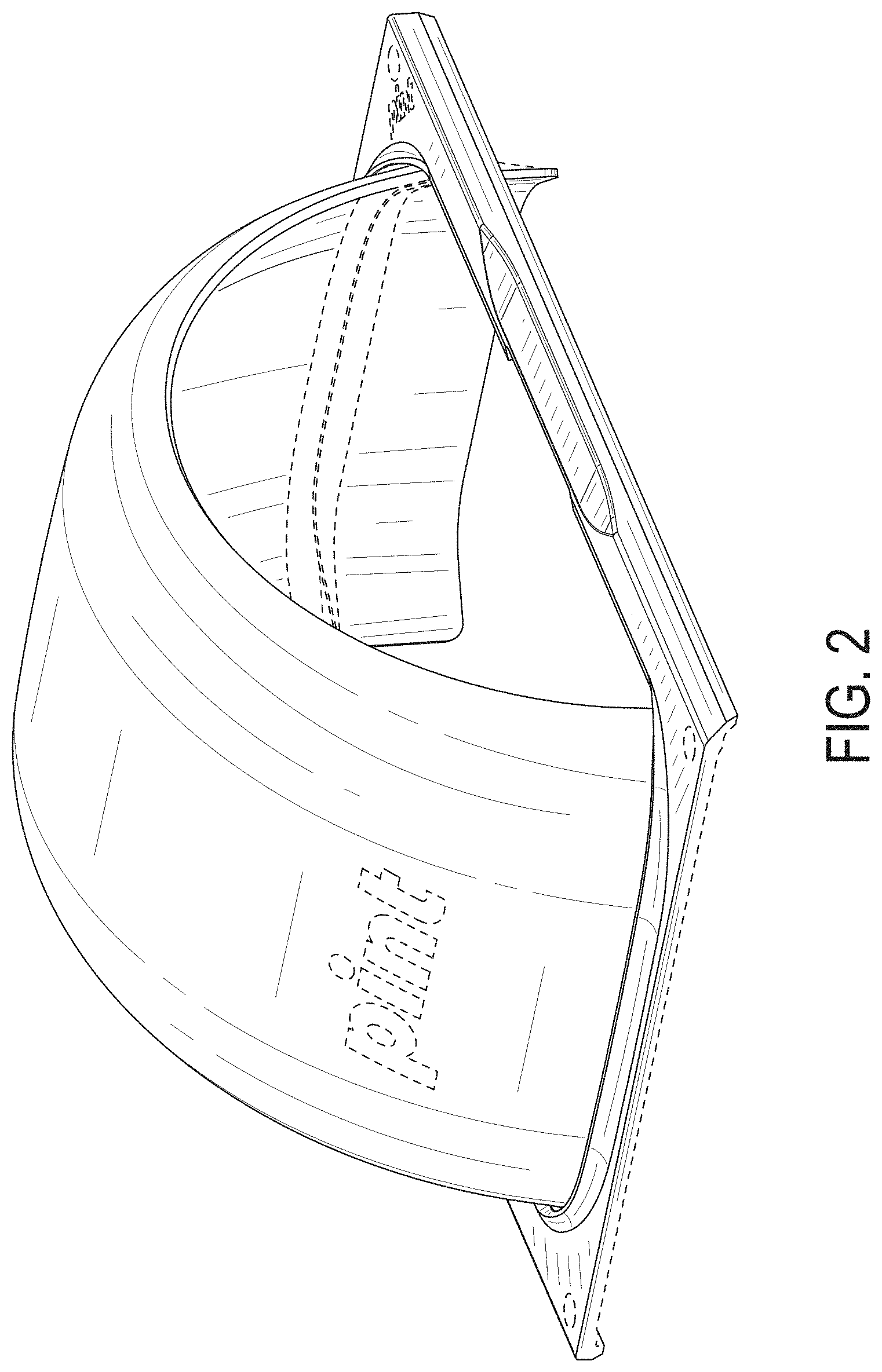 Patent USD1001940 Figure 2 – Fender for electric vehicle