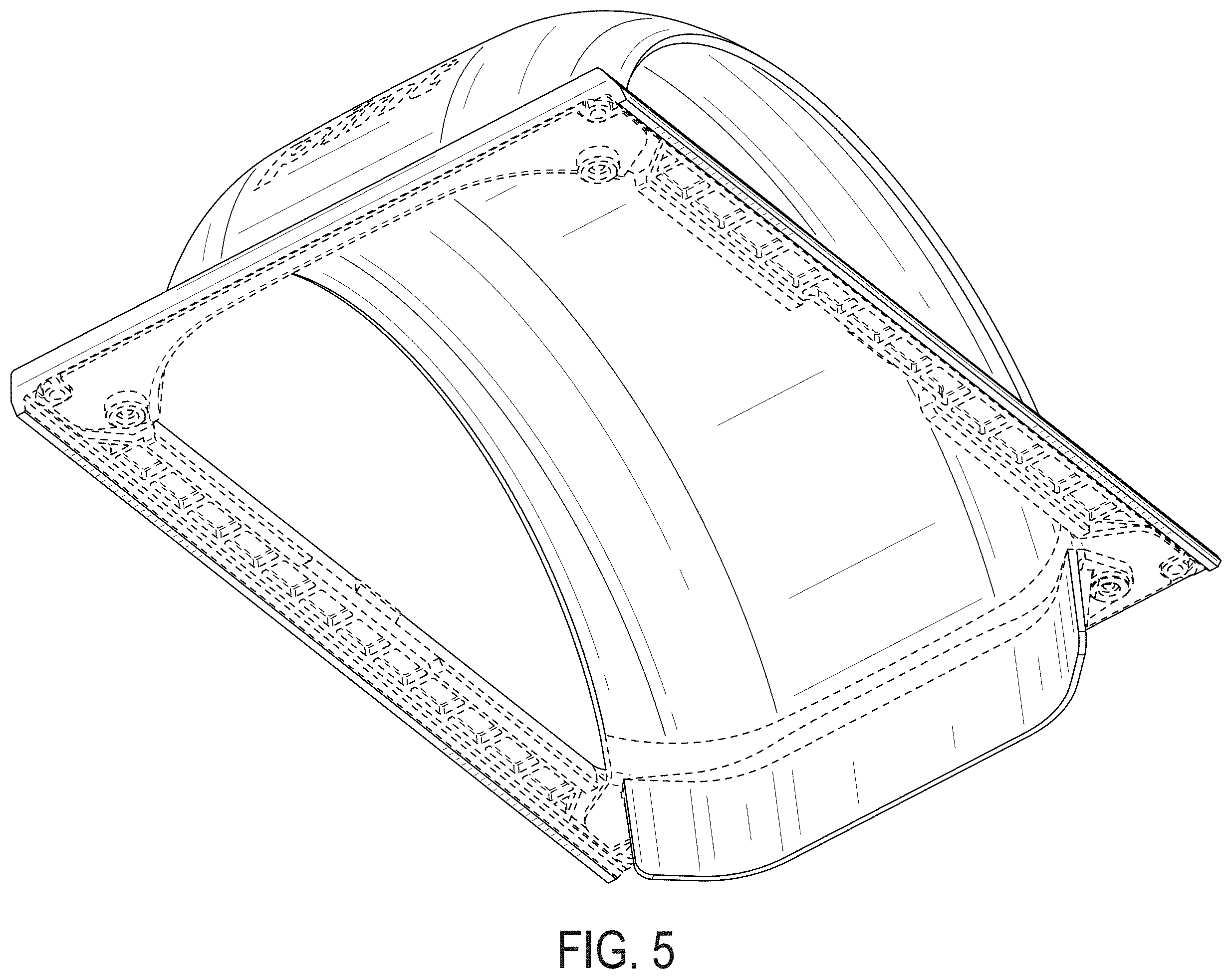 Patent USD1001940 Figure 5 – Fender for electric vehicle