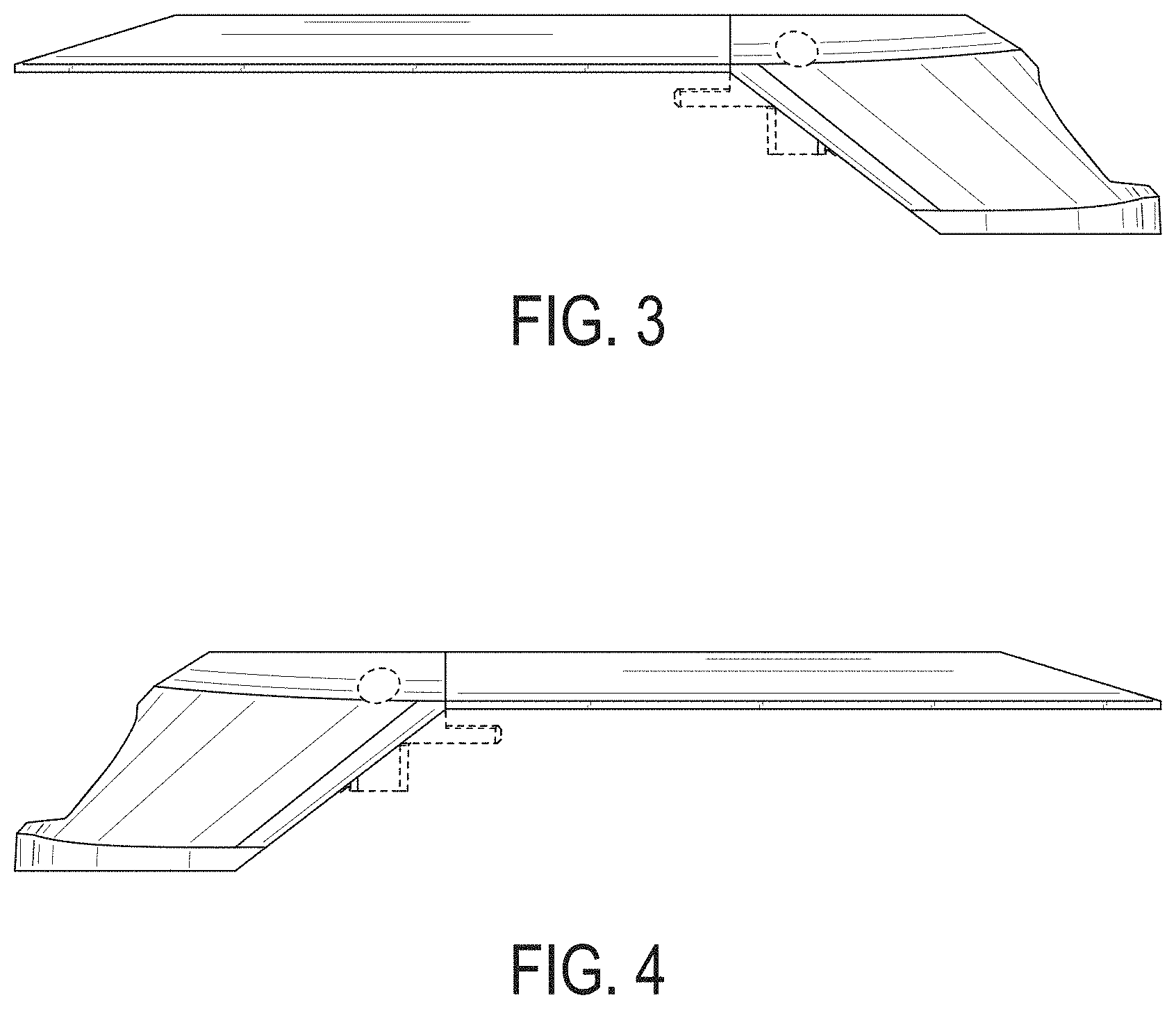 Patent USD1001941 Figure 3 – Rear bumper for electric vehicle