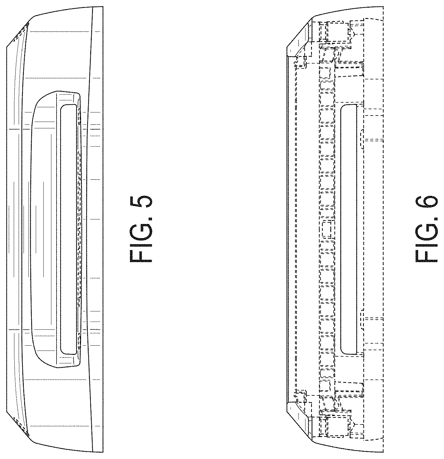 Patent USD1001941 Figure 4 – Rear bumper for electric vehicle