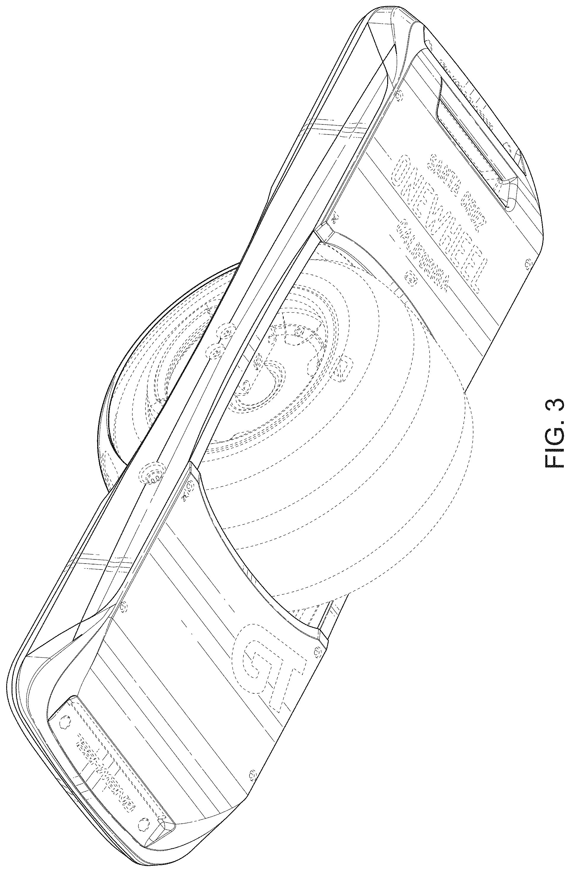 Patent USD1001945 Figure 3 – Electric vehicle with fender