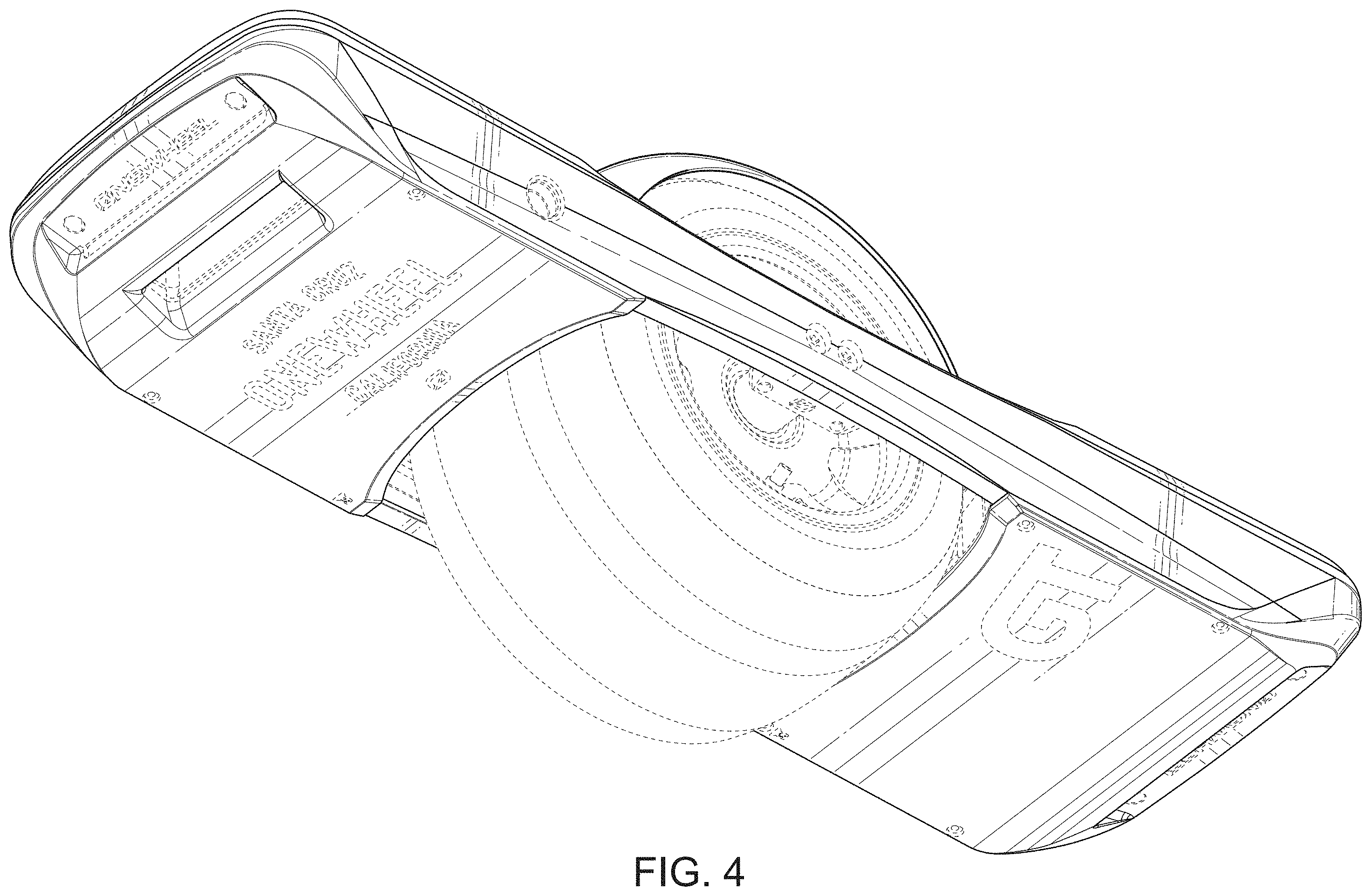 Patent USD1001945 Figure 4 – Electric vehicle with fender