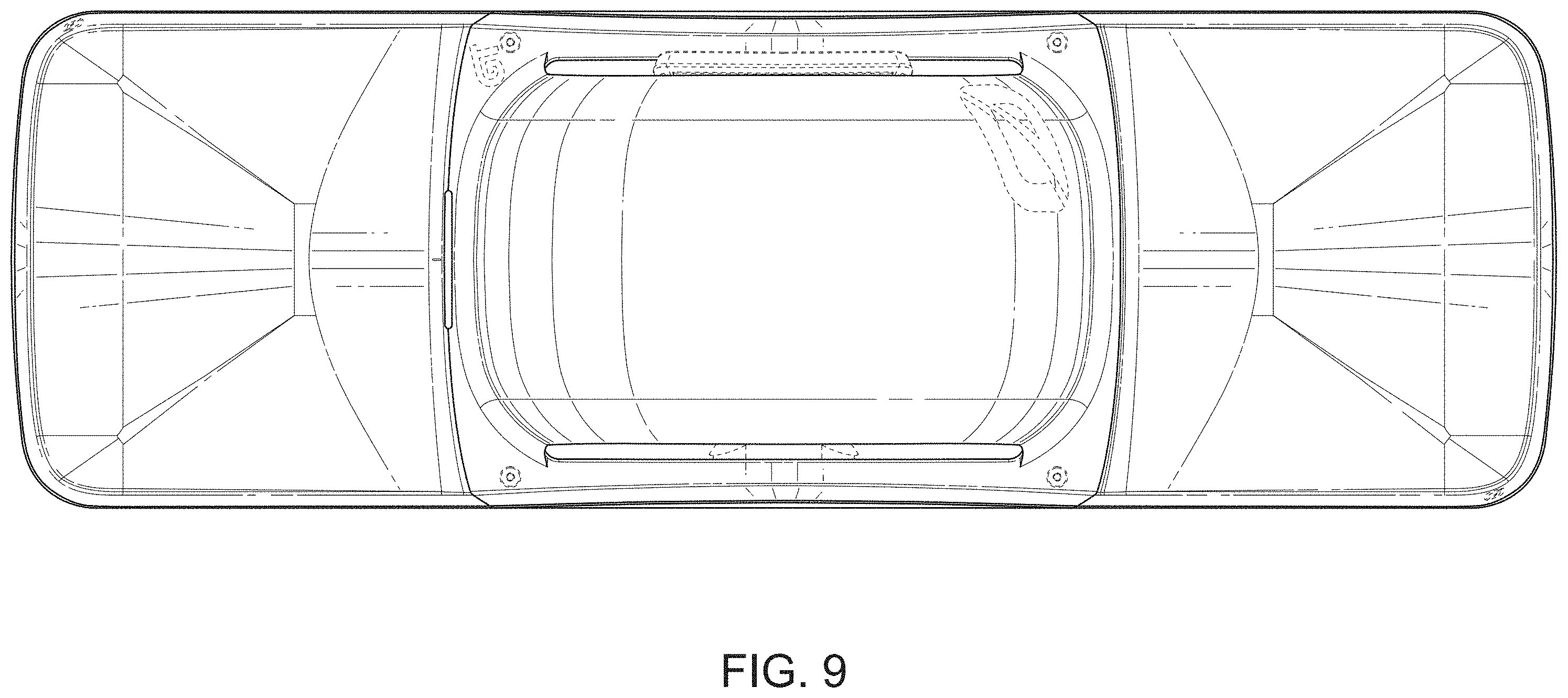 Patent USD1001945 Figure 9 – Electric vehicle with fender