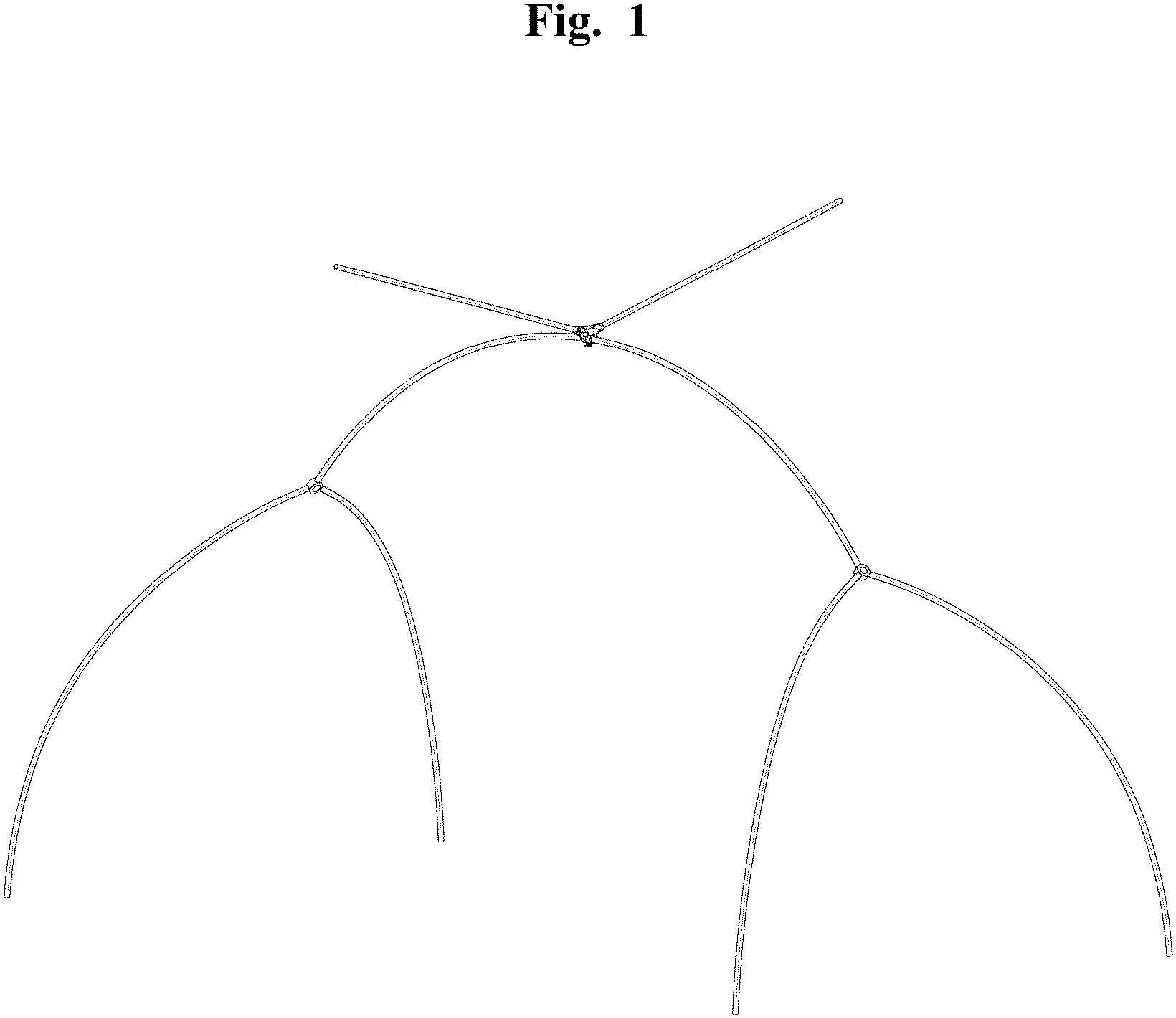 Patent USD1001947 Figure 1 – Tent frame