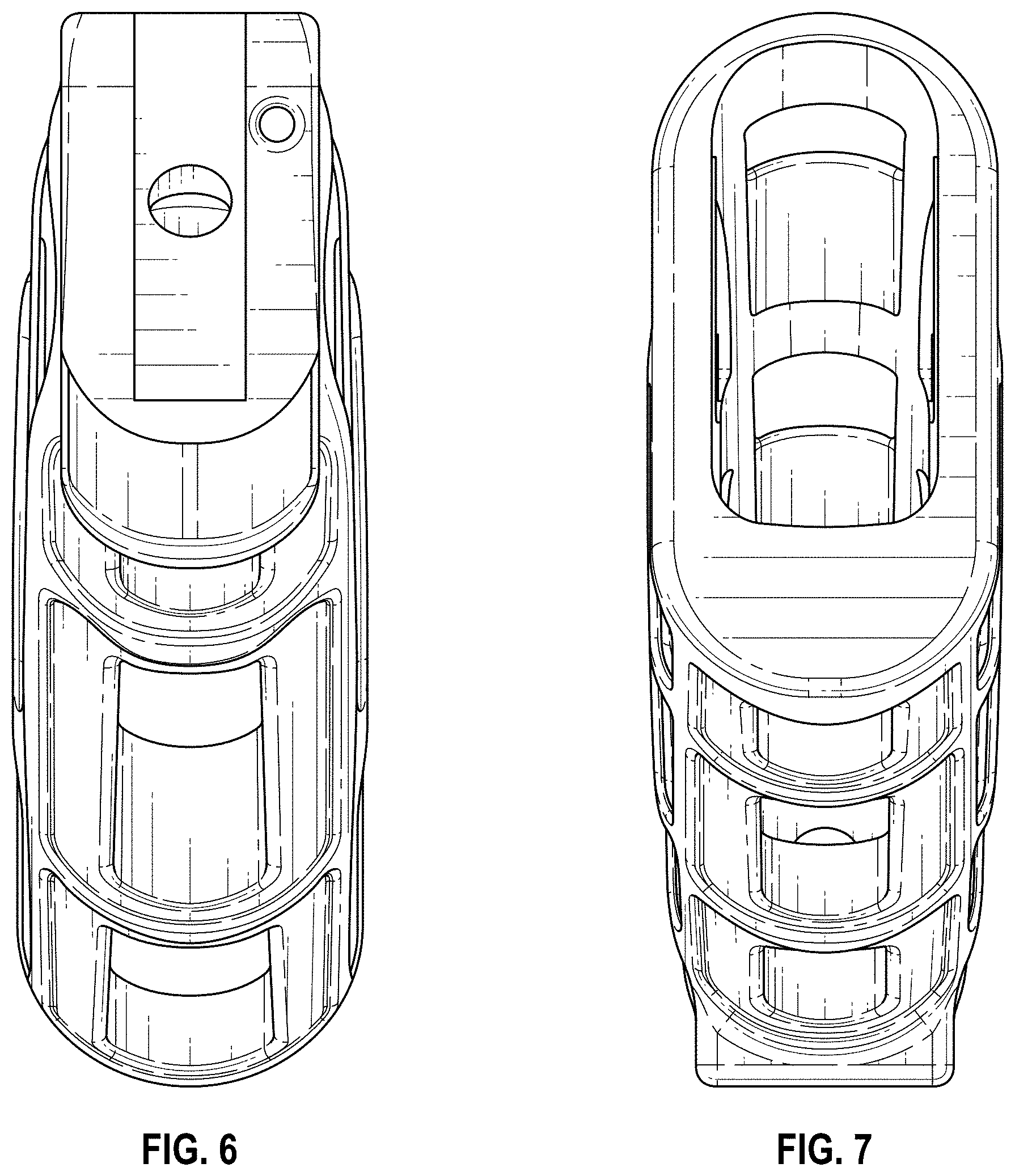 Patent USD1001949 Figure 5 – Pistol grip frame