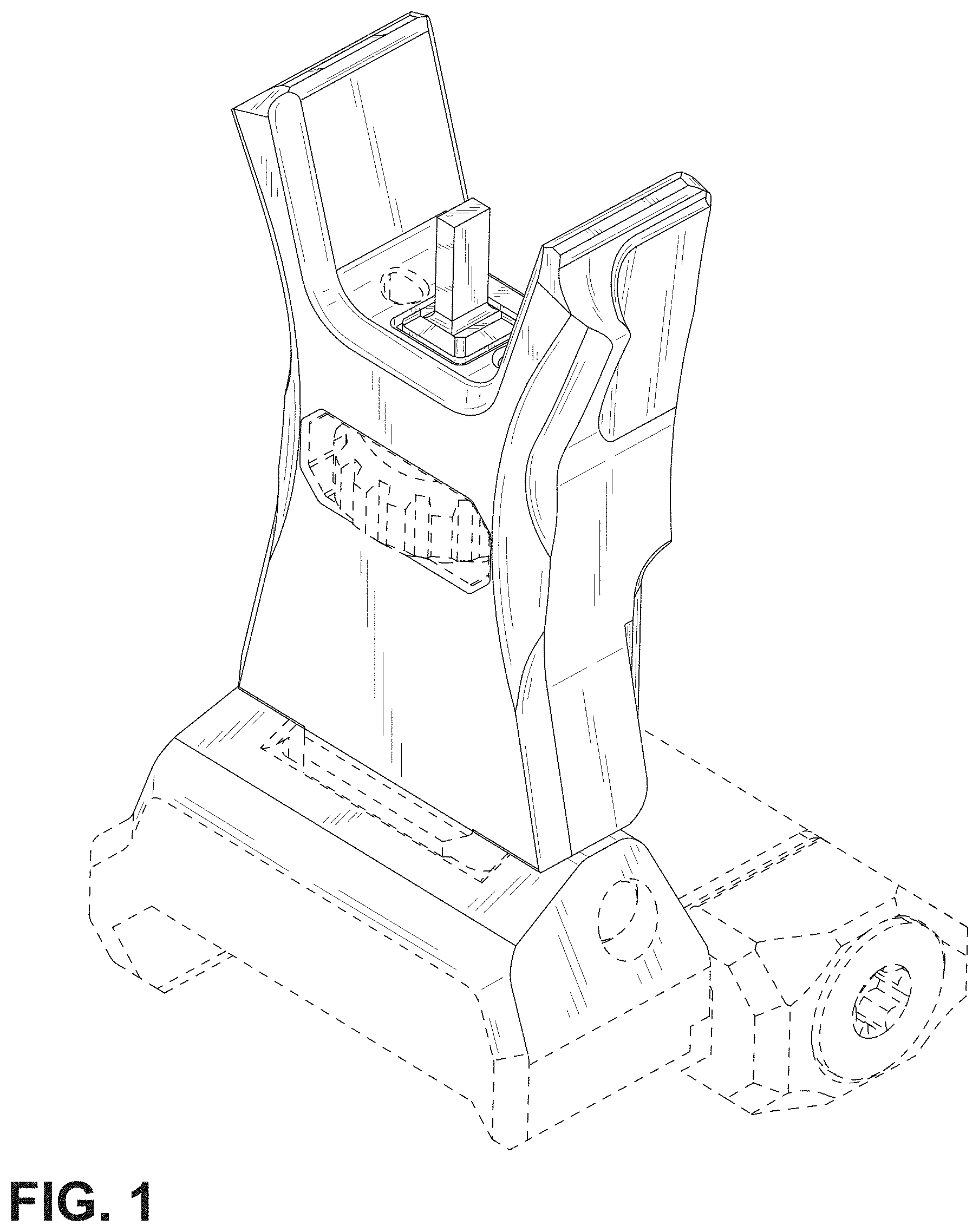 Patent USD1001951 — Firearm sight — Figure 1