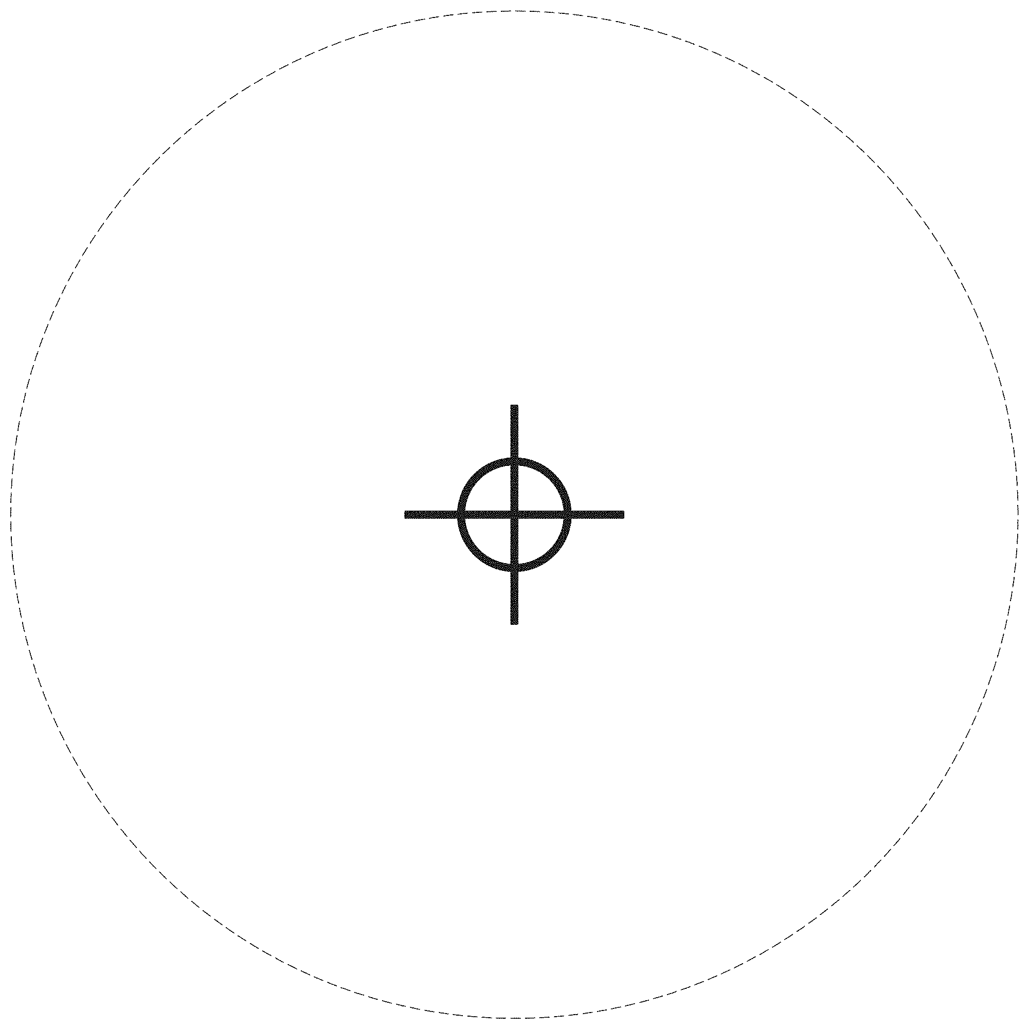 Patent USD1001952 Figure 1 – Aiming or targeting device or portion thereof with reticle