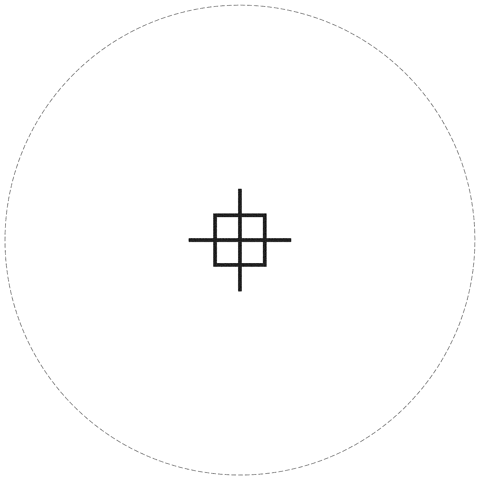 Patent USD1001953 Figure 1 – Aiming or targeting device or portion thereof with reticle