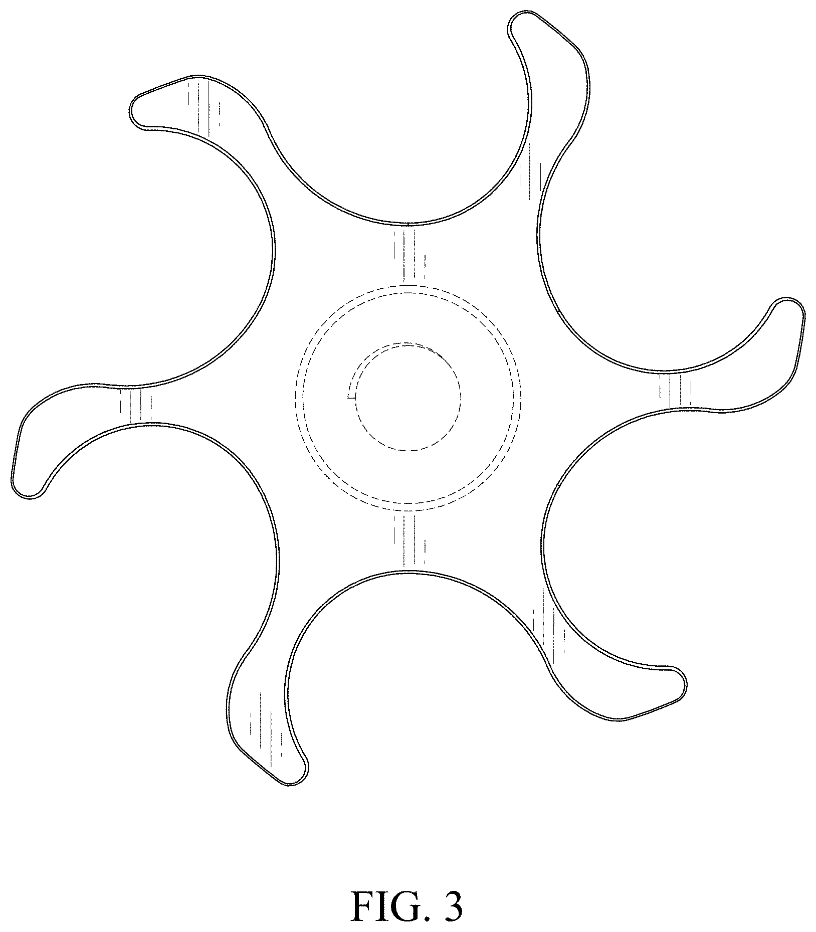 Patent USD1001956 Figure 3 – Star drag component