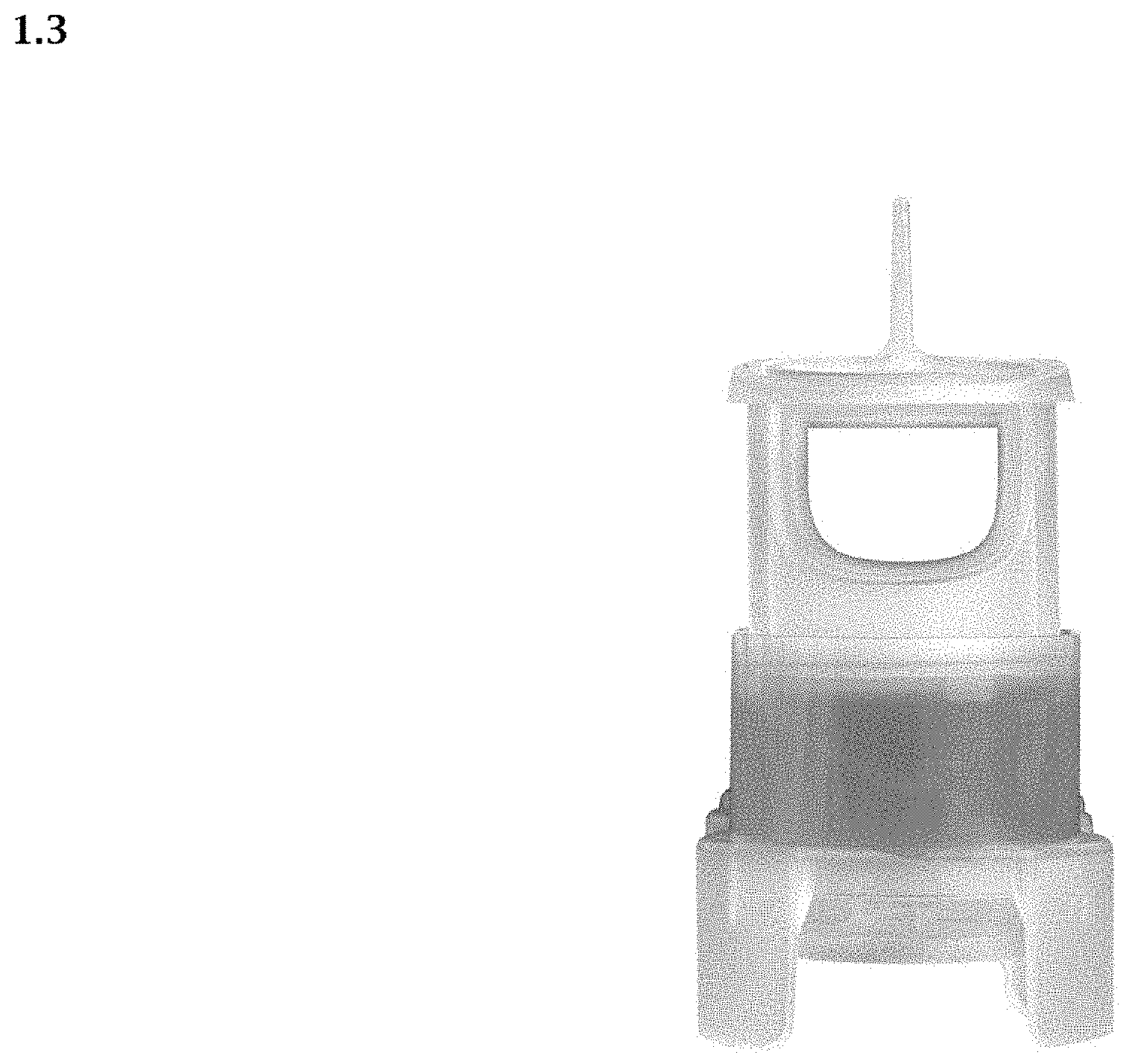 Patent USD1001958 Figure 3 – Dispenser for toilet cleaning blocks
