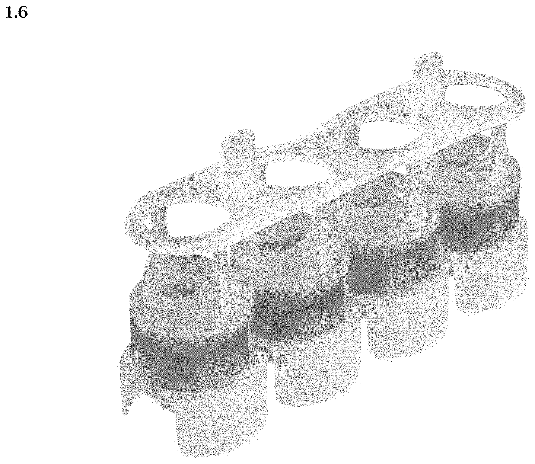 Patent USD1001958 Figure 6 – Dispenser for toilet cleaning blocks