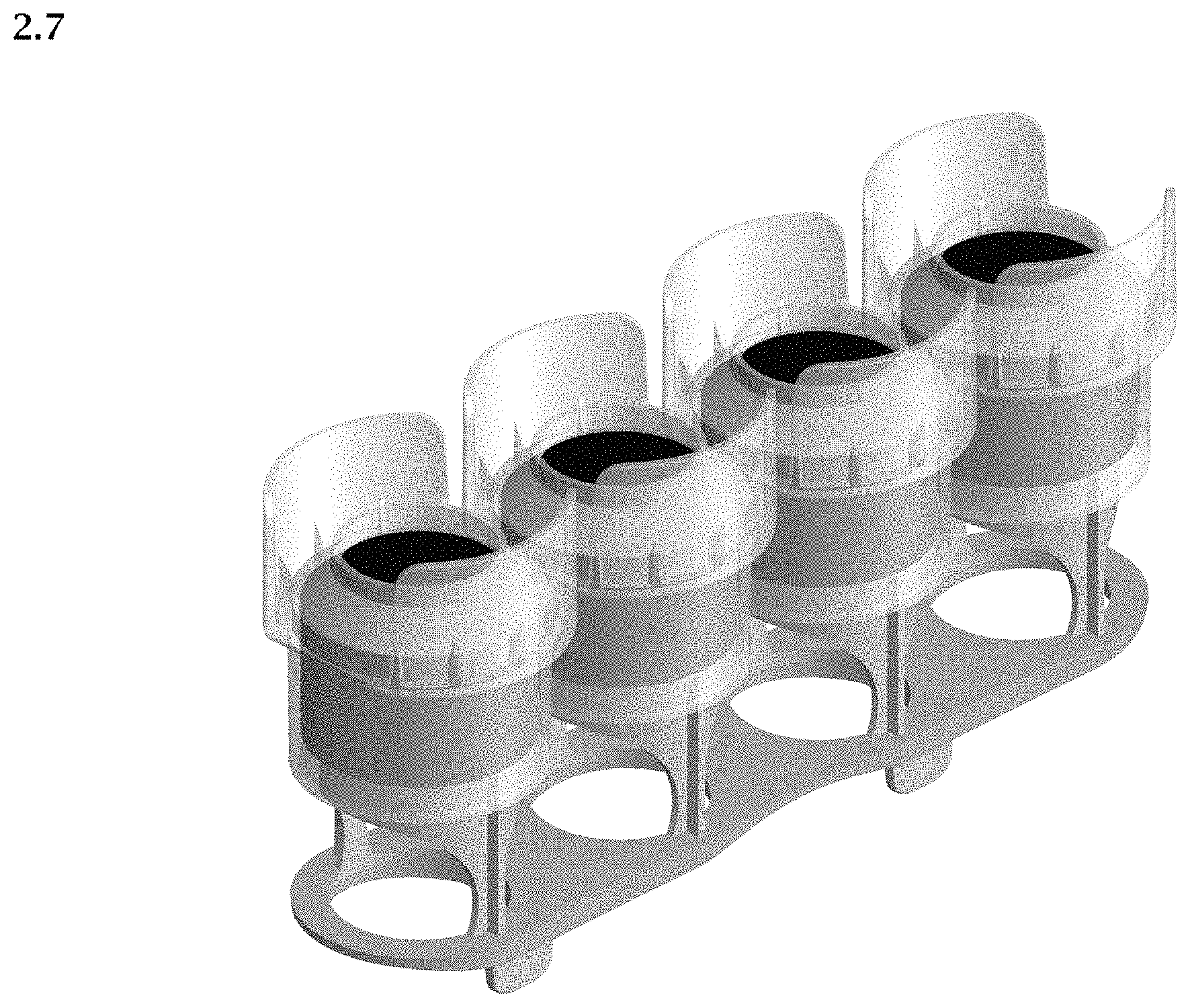 Patent USD1001958 Figure 14 – Dispenser for toilet cleaning blocks