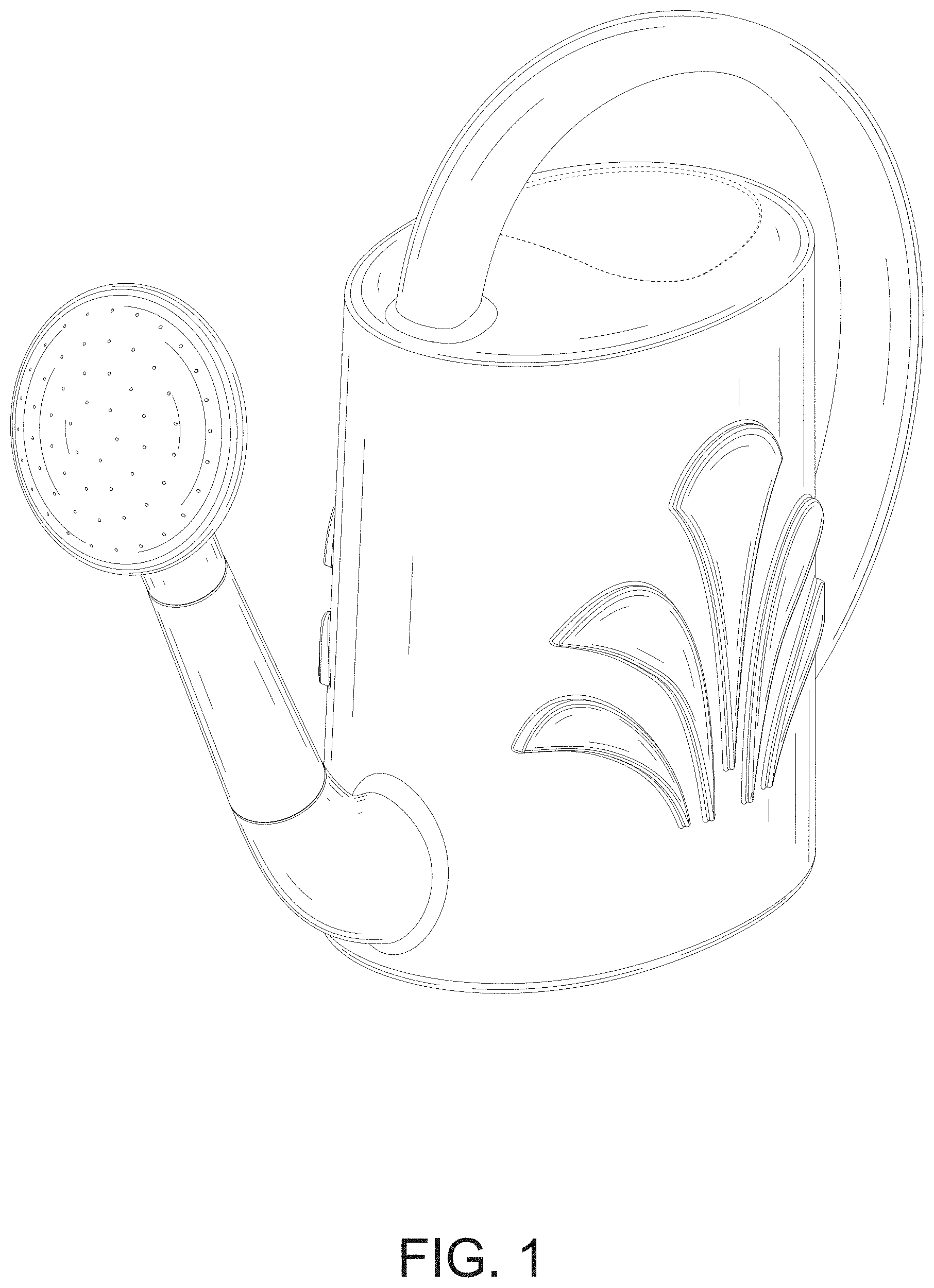 Patent USD1001962 Figure 1 – Watering can