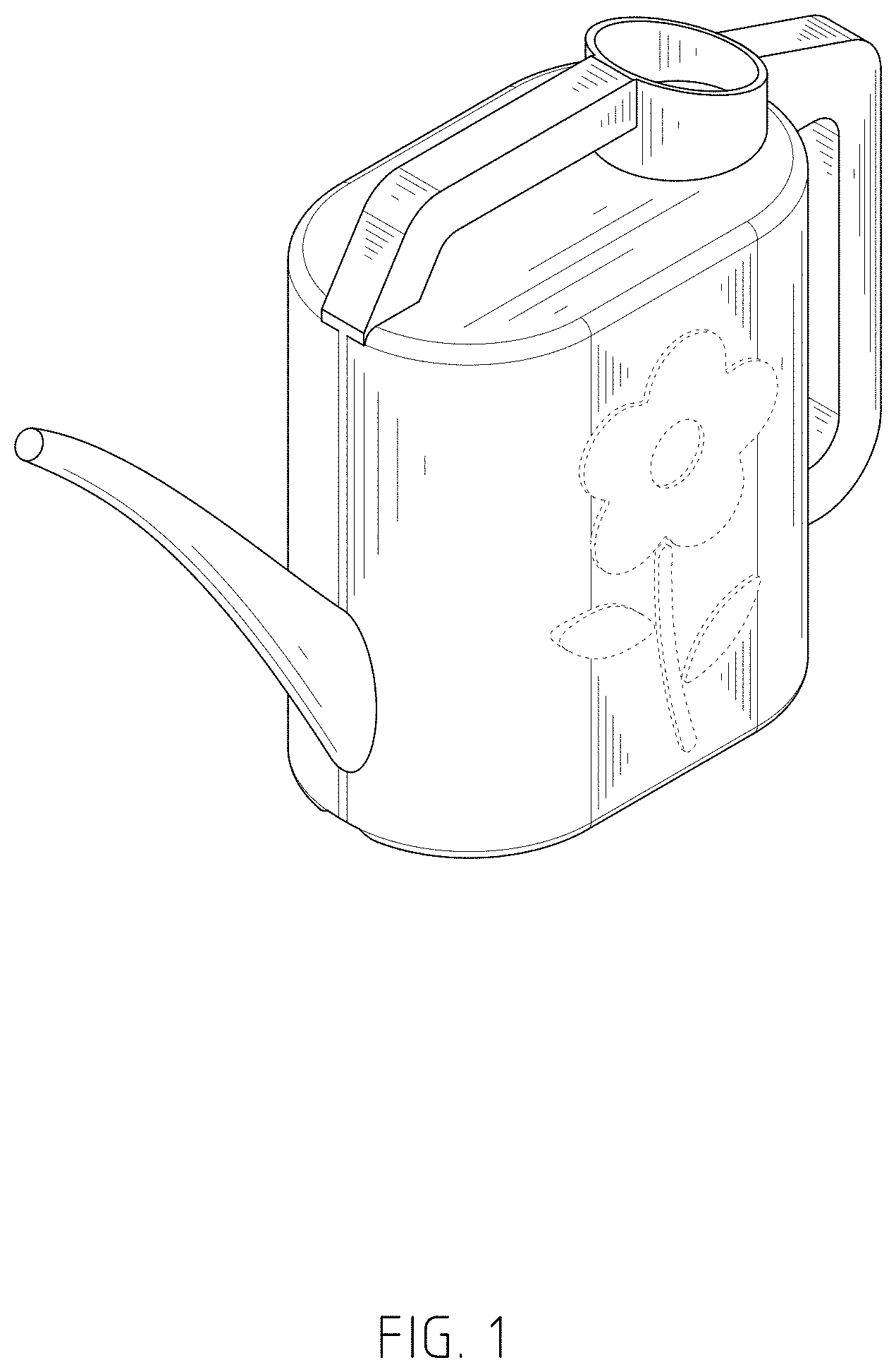 Patent USD1001963 — Watering can — Figure 1
