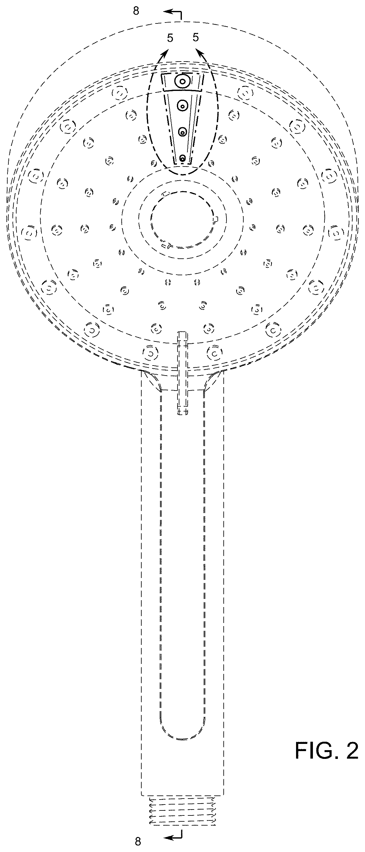 Patent USD1001967 Figure 2 – Handshower