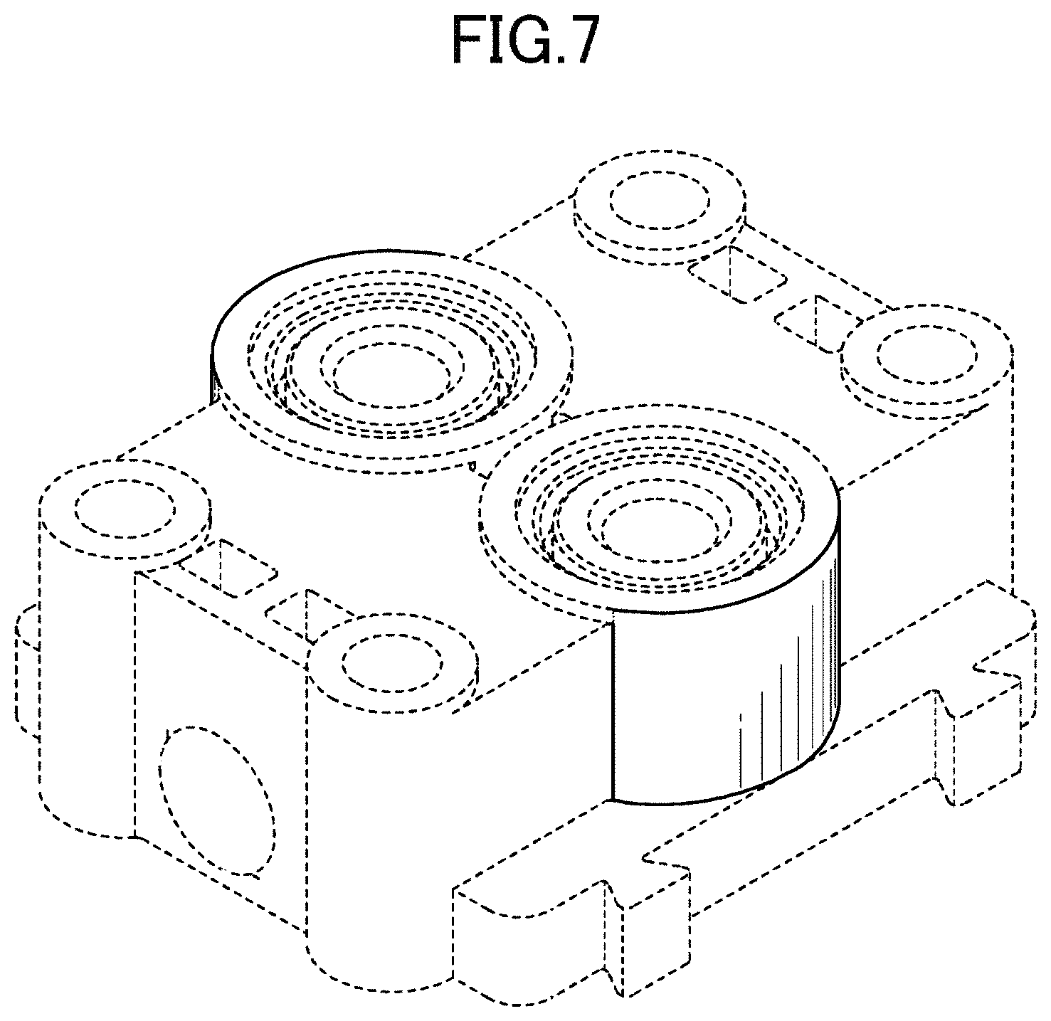 Patent USD1001971 Figure 7 – Fluid block