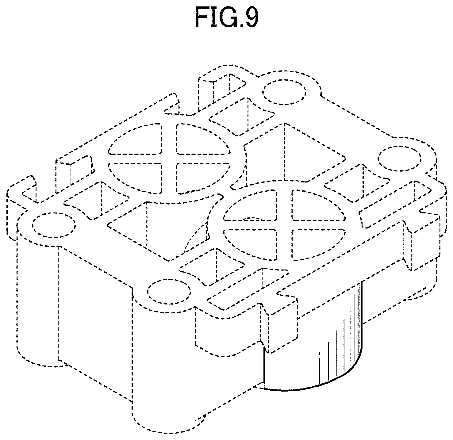 Patent USD1001971 Figure 9 – Fluid block