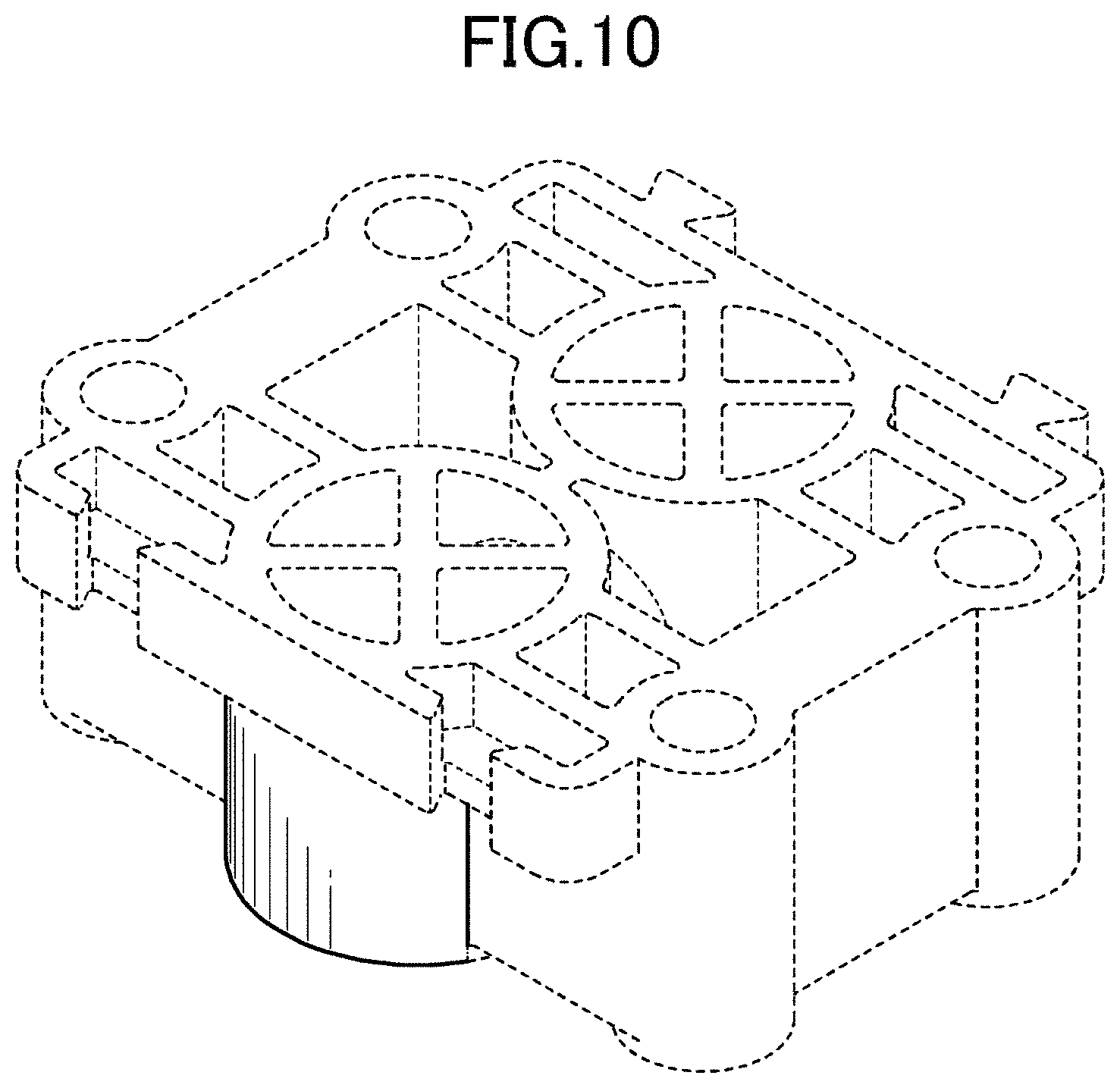 Patent USD1001971 Figure 10 – Fluid block