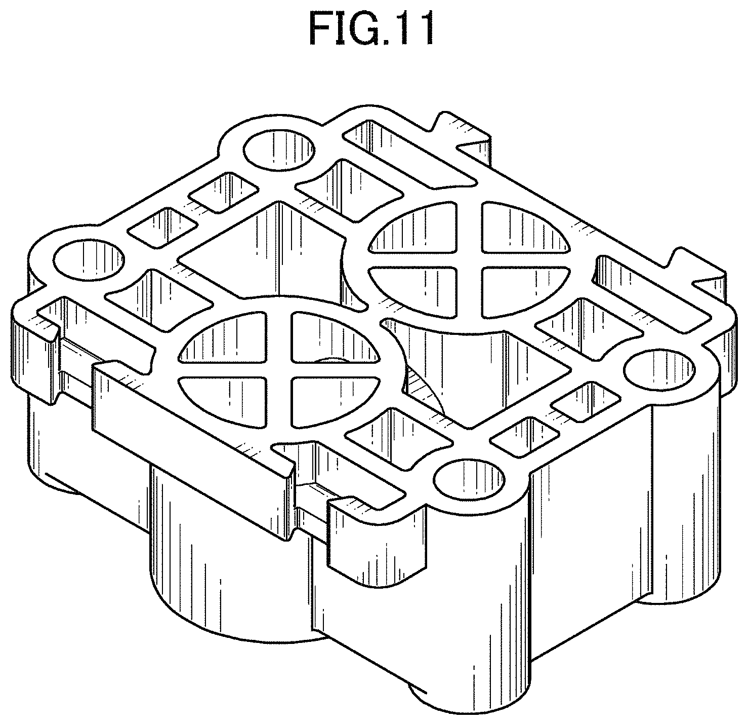 Patent USD1001972 Figure 11 – Fluid block