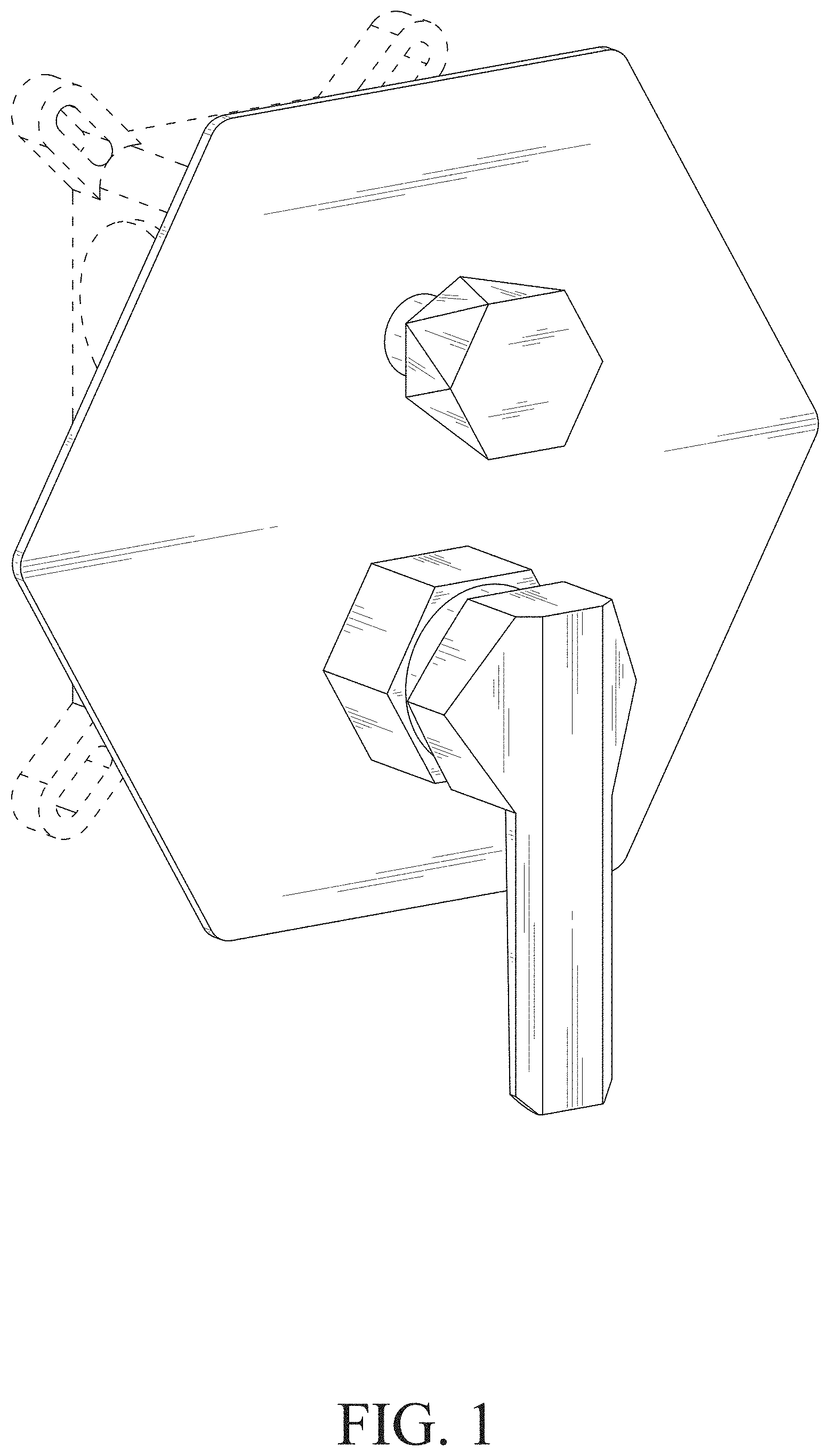 Patent USD1001973 Figure 1 – Shower mixer valve control