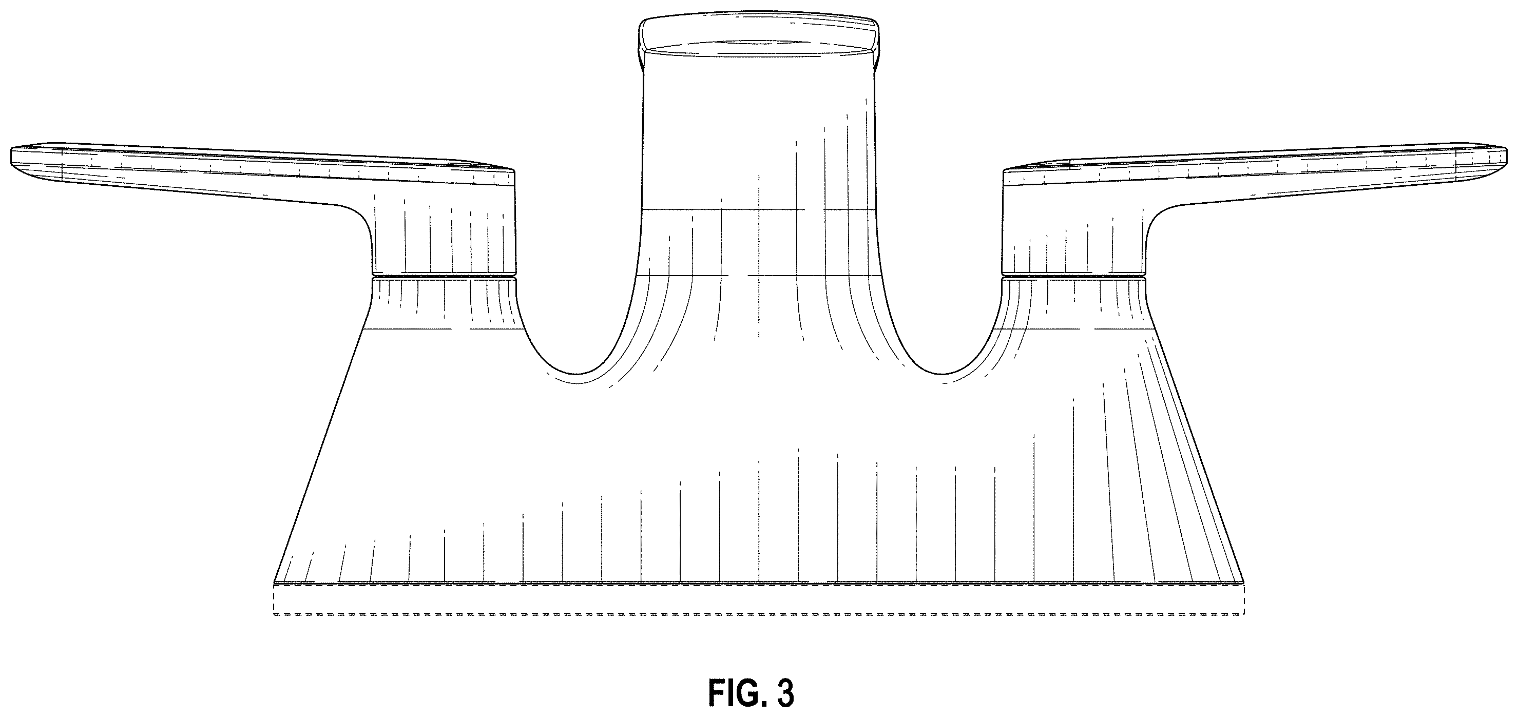 Patent USD1001975 Figure 3 – Faucet