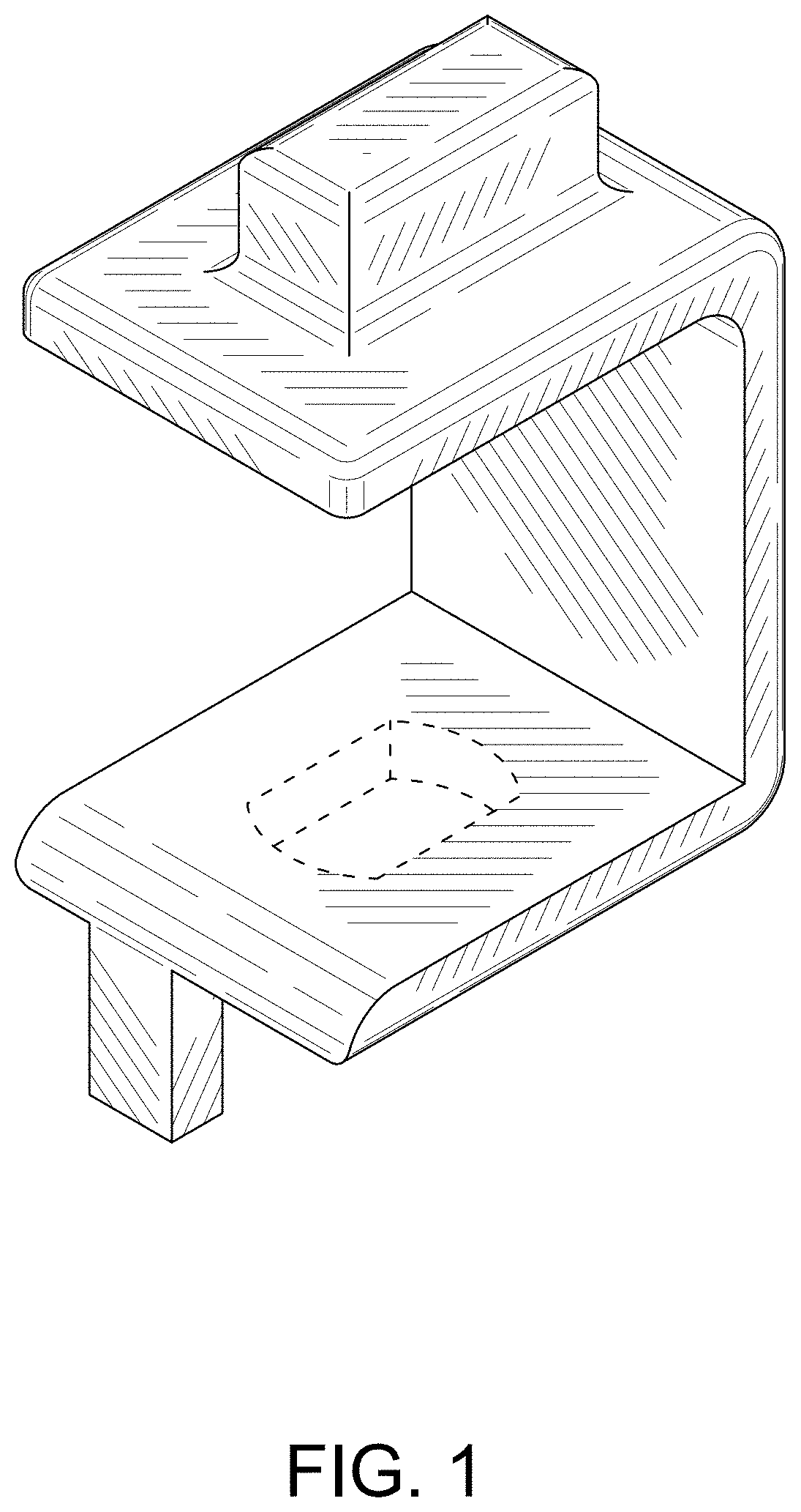 Patent USD1001976 Figure 1 – Handle for curb stop valve