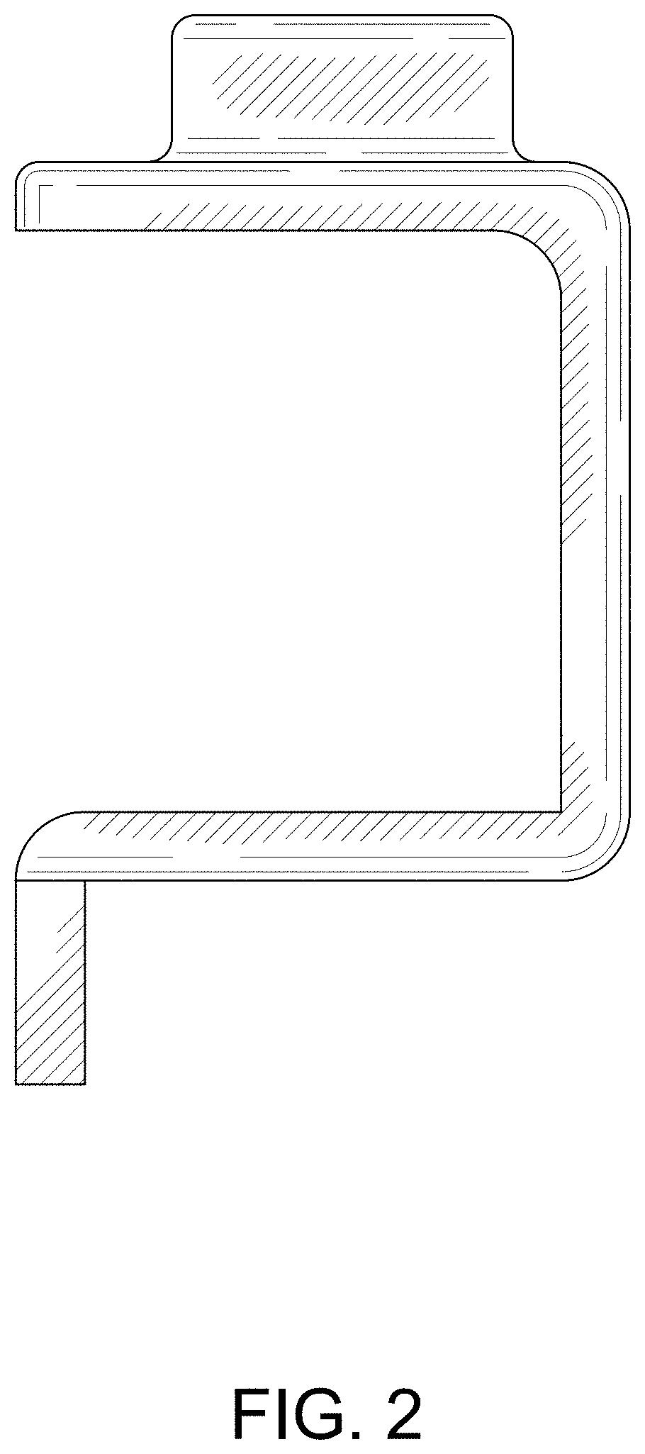 Patent USD1001976 Figure 2 – Handle for curb stop valve